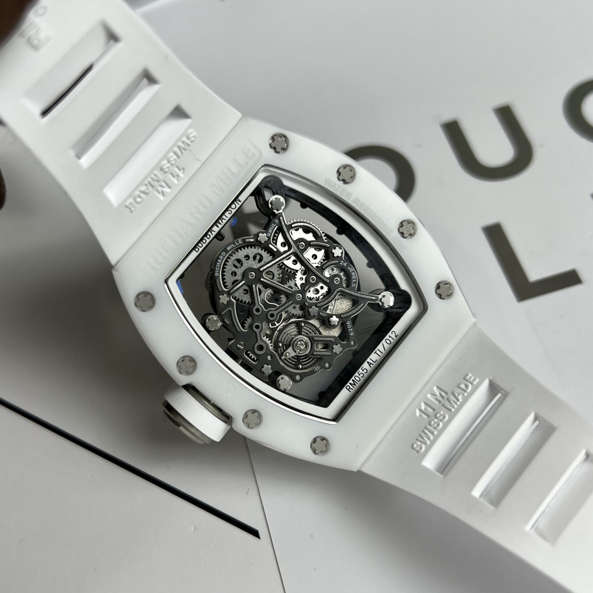 Richard Mille RM055 White High Quality Replica Watch 45mm - Top club