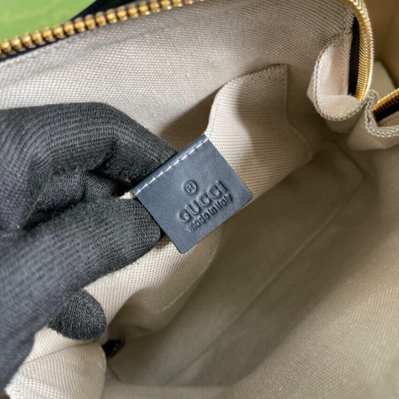 Replica Gucci Horsebit 1955 Mini Top Handle Bag 640716 In Beige Canvas1:1High-quality replica