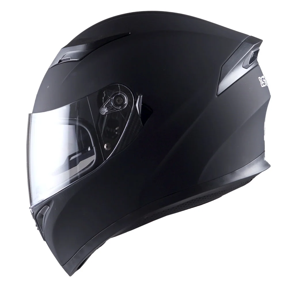 1Storm Motorcycle Modular Full Face Flip up Dual Visor Helmet + Spoiler + Motorcycle Bluetooth Headset: HJK316 Mechanic Red - Image 12