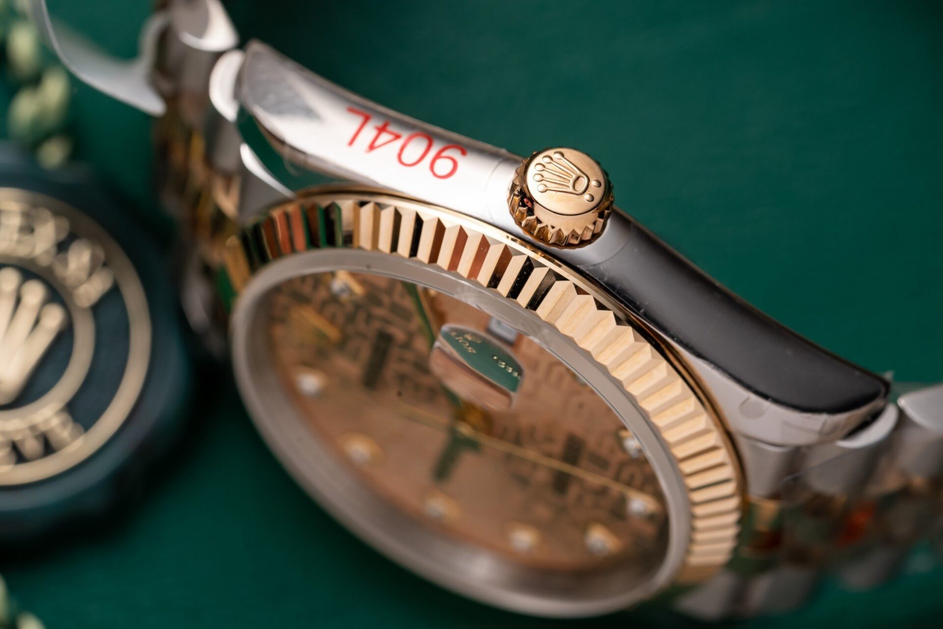 Rolex DateJust Replica Watch Gold Wrapped Fluted Dial GM Factory 36mm - Elite Watch Atelier