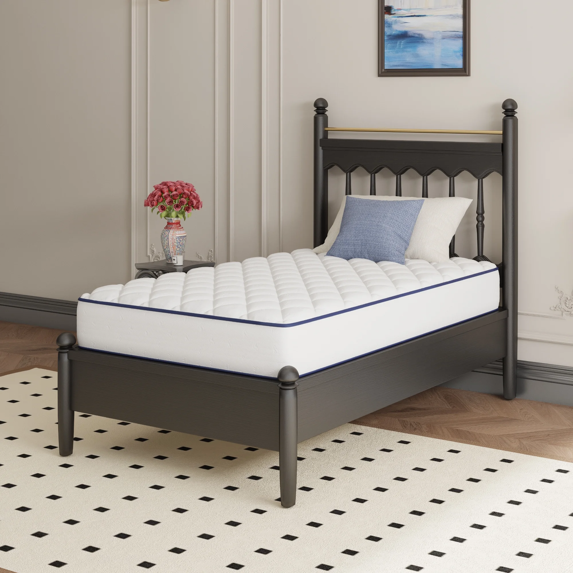 Avenco Pearl 6" Twin Size Medium Adult Supportive Innerspring Mattress - Image 7