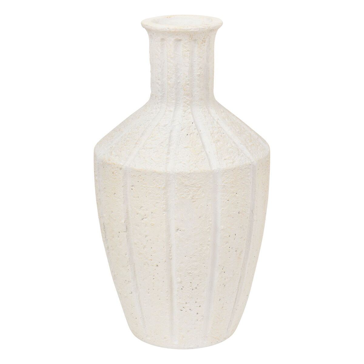 Antique vase "Nolwi" Ceramic, White, H.48 cm