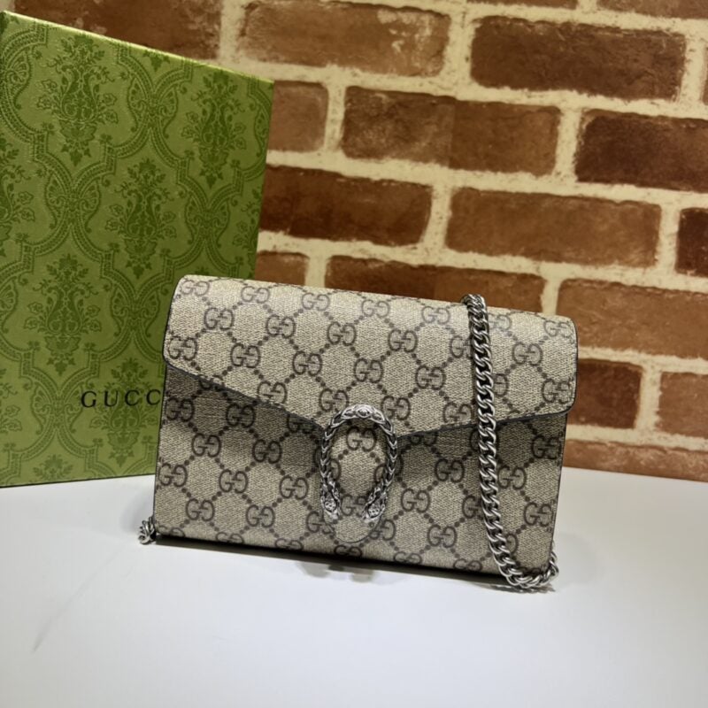 Gucci Dionysus GG Chain Wallet Denim Classic | Euphoria Oasis