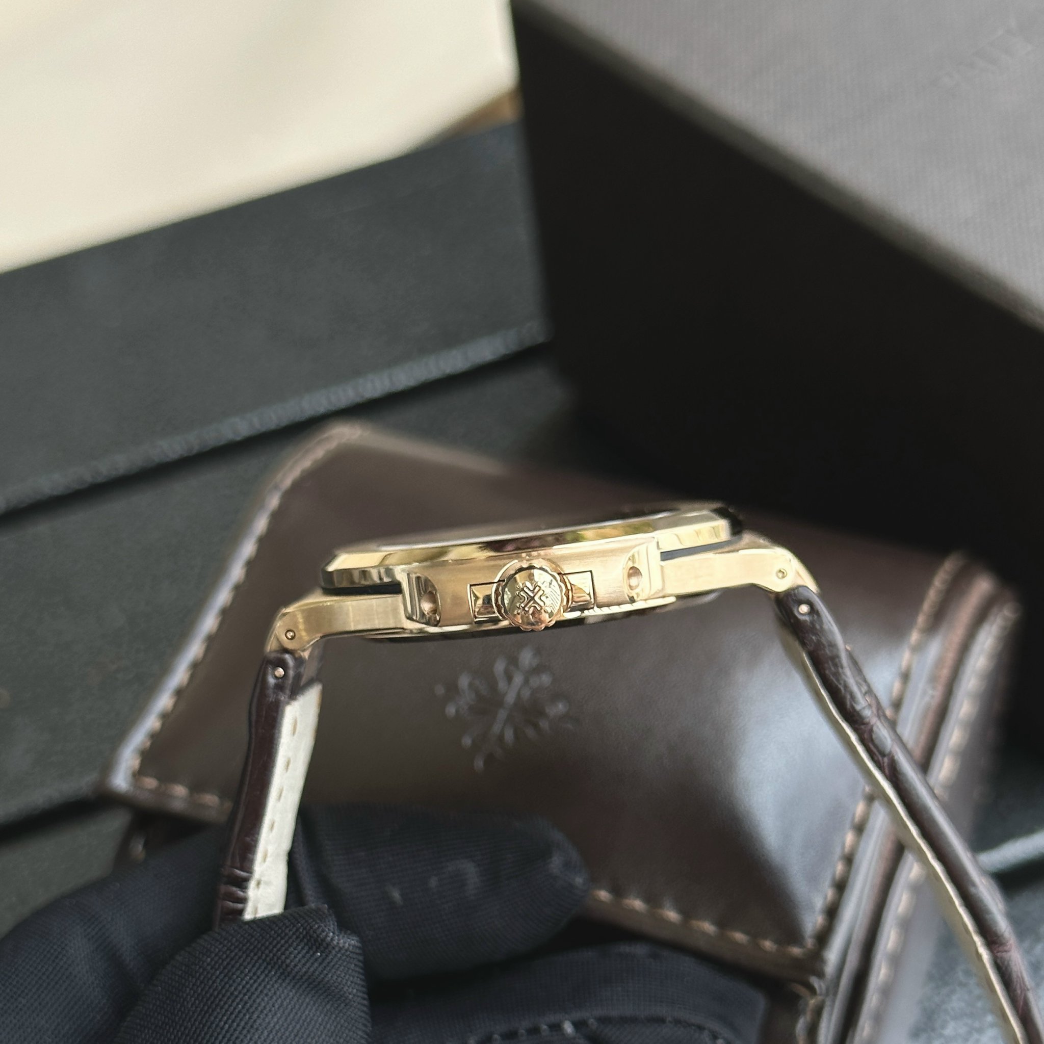 Patek Philippe Nautilus 5711 Rose Gold Grey Dial Replica 1:1 Watch Factory 3K 40mm - Top club