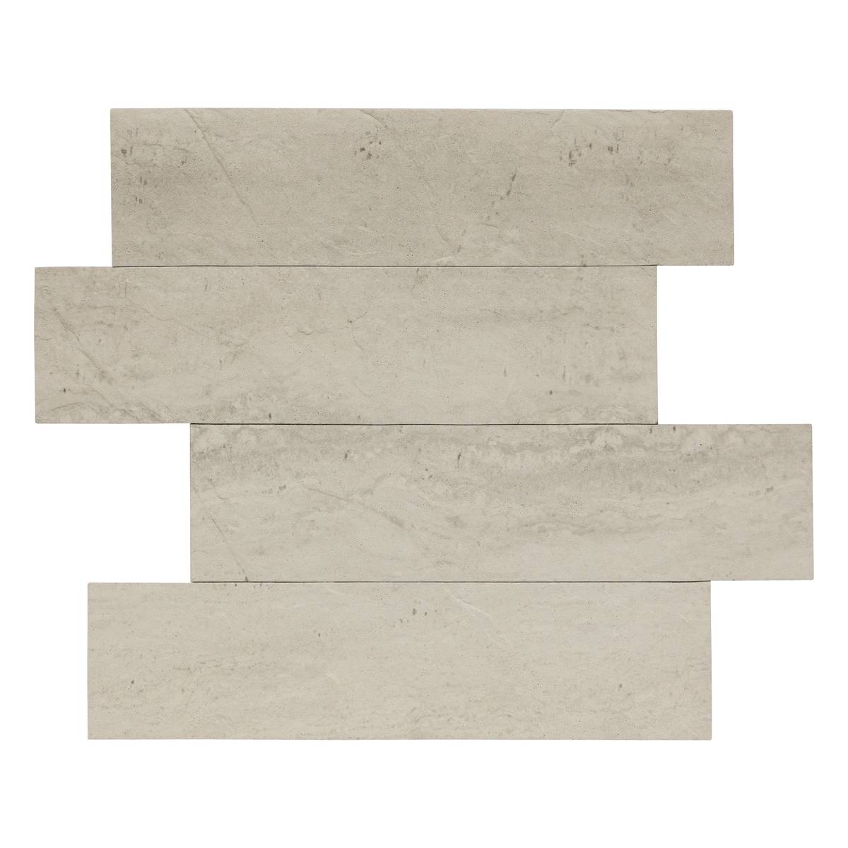 Set of 2 marble effect wall stickers "Cary" Grey, 30x38 cm