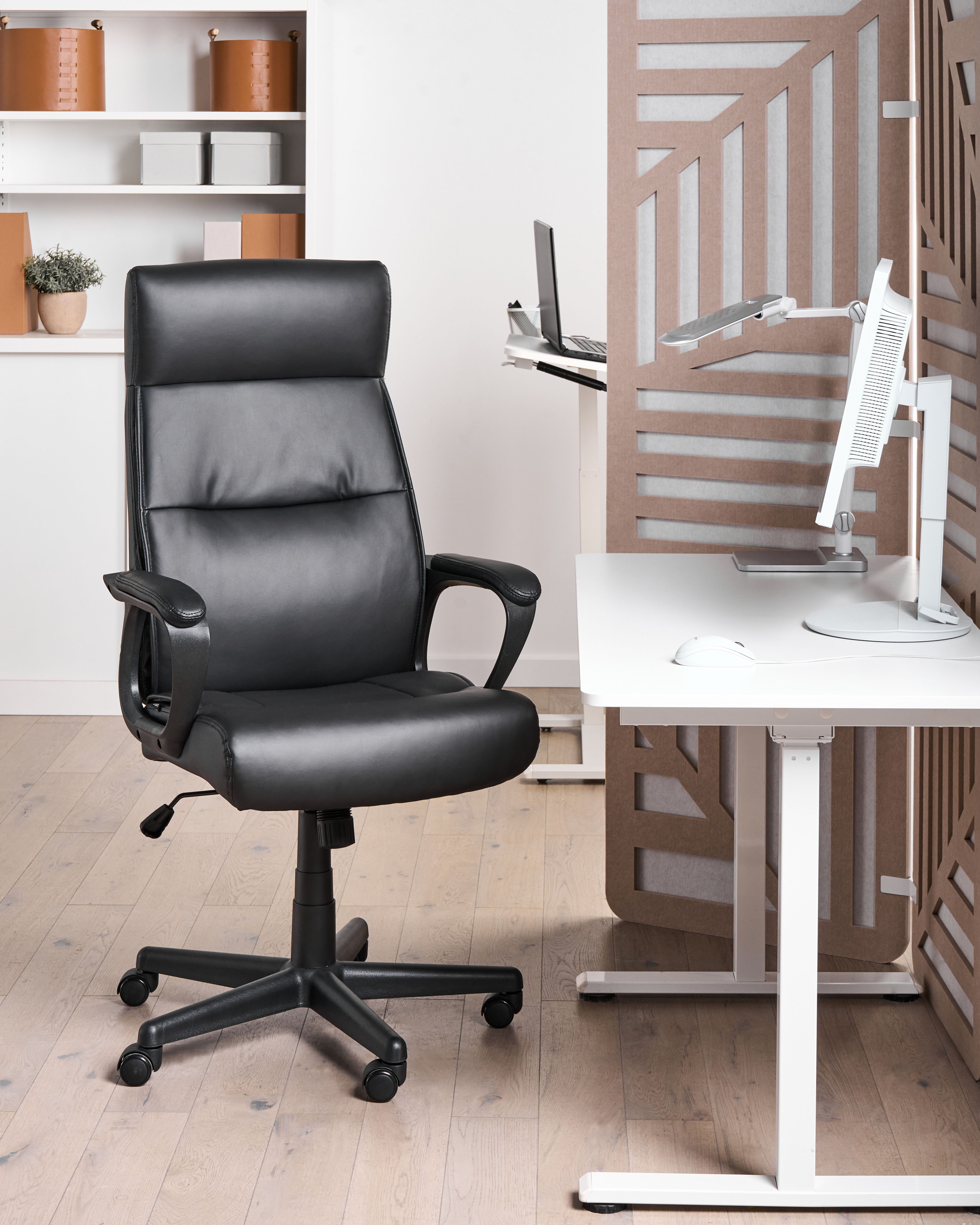 Executive Chair GURU Faux Leather Black