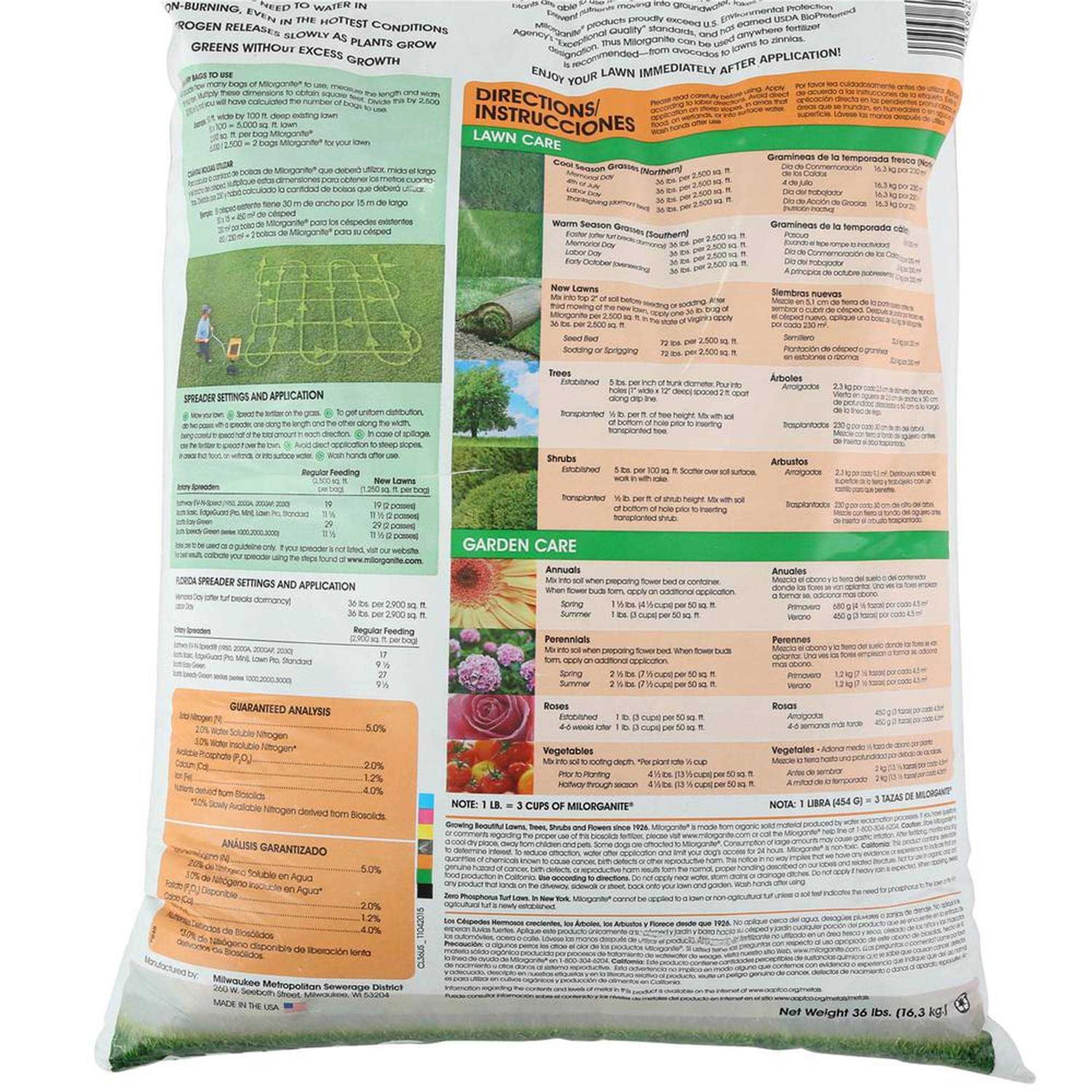 Milorganite Nitrogen Fertilizer 6-4-0 - Image 3 Milorganite Nitrogen Fertilizer 6-4-0 - Image 3