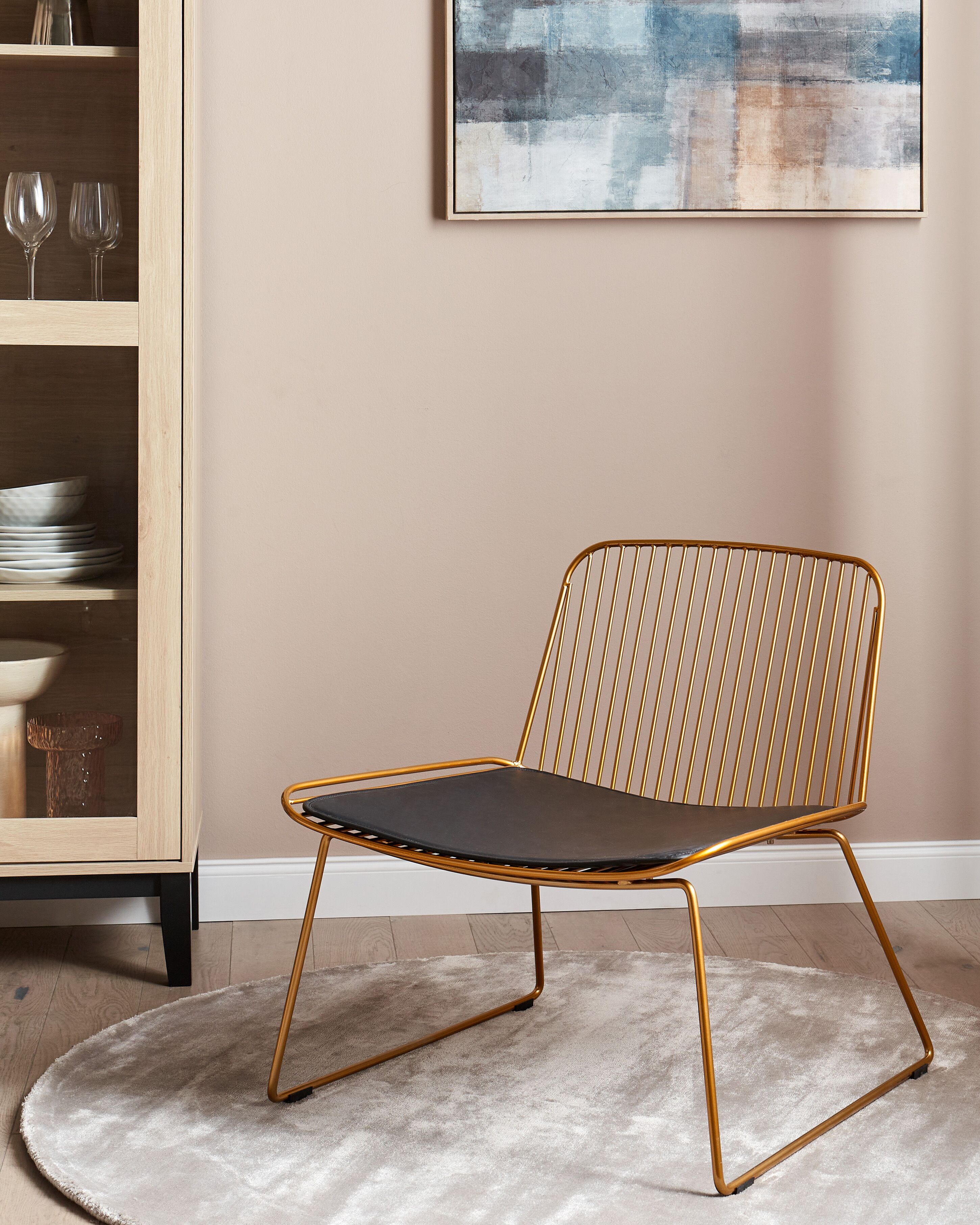 Dining Chair SNORUM Metal Gold