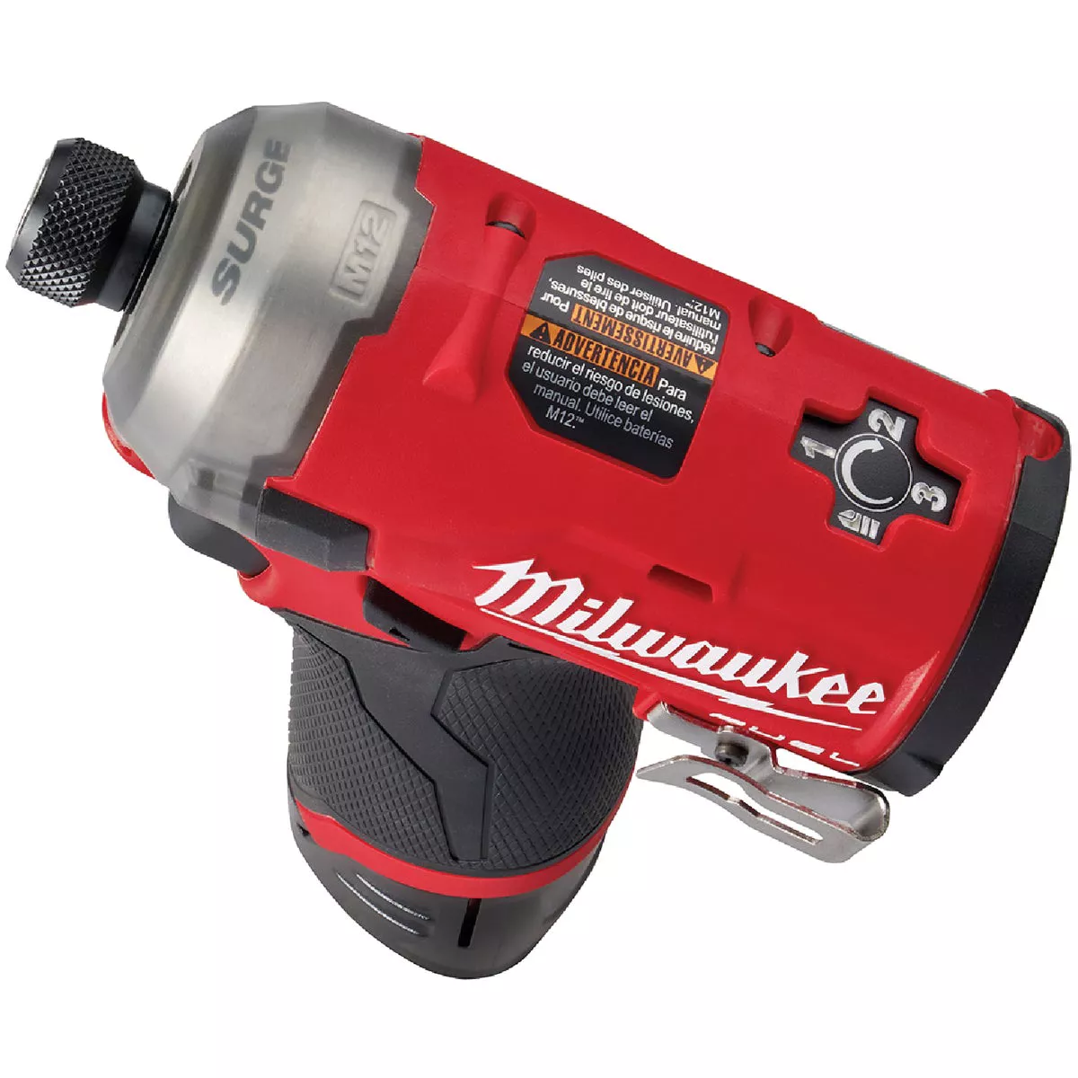 Milwaukee M12 FUEL SURGE Brushless 1/4 In. Hex Hydraulic Cordless Impact Driver Kit with (2) 2.0 Ah Batteries & Charger