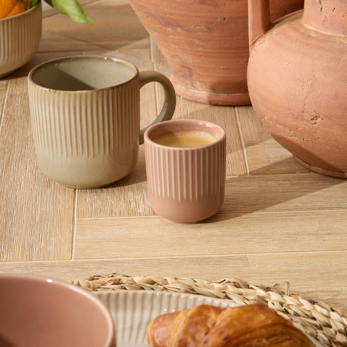 Cup "Chloe" Stoneware (ceramic), 110 ml, Moccha