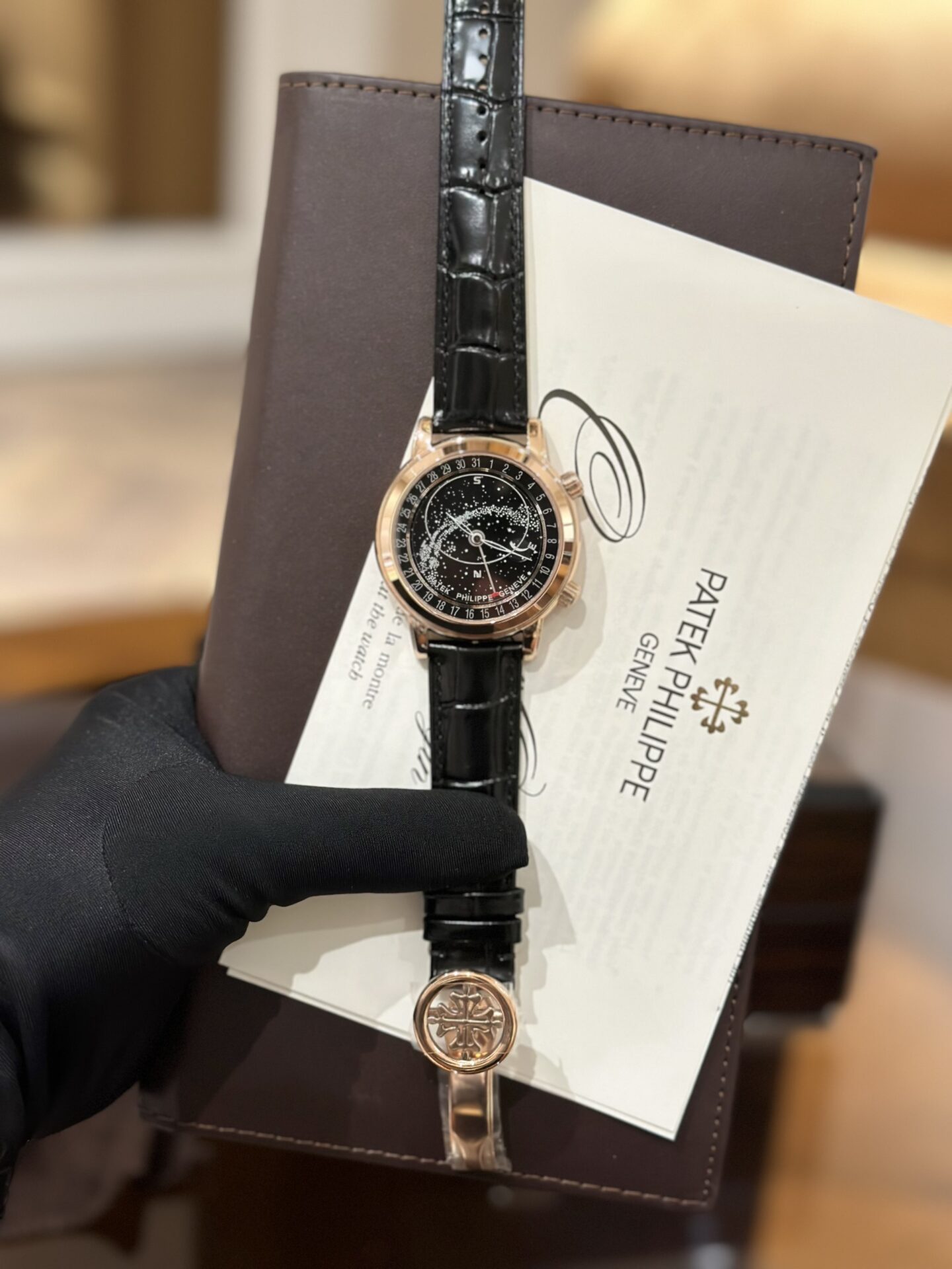 Patek Philippe Grand Complications 6102 Replica Watch Black 44mm - Elite Watch Atelier