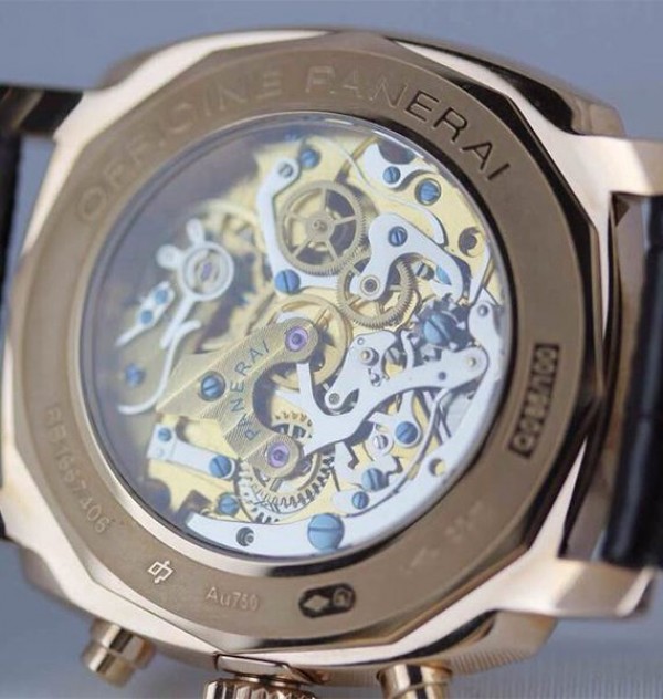 Replica Panerai XF PAM519 Leather Strap Manual Winding Chrono - Top club