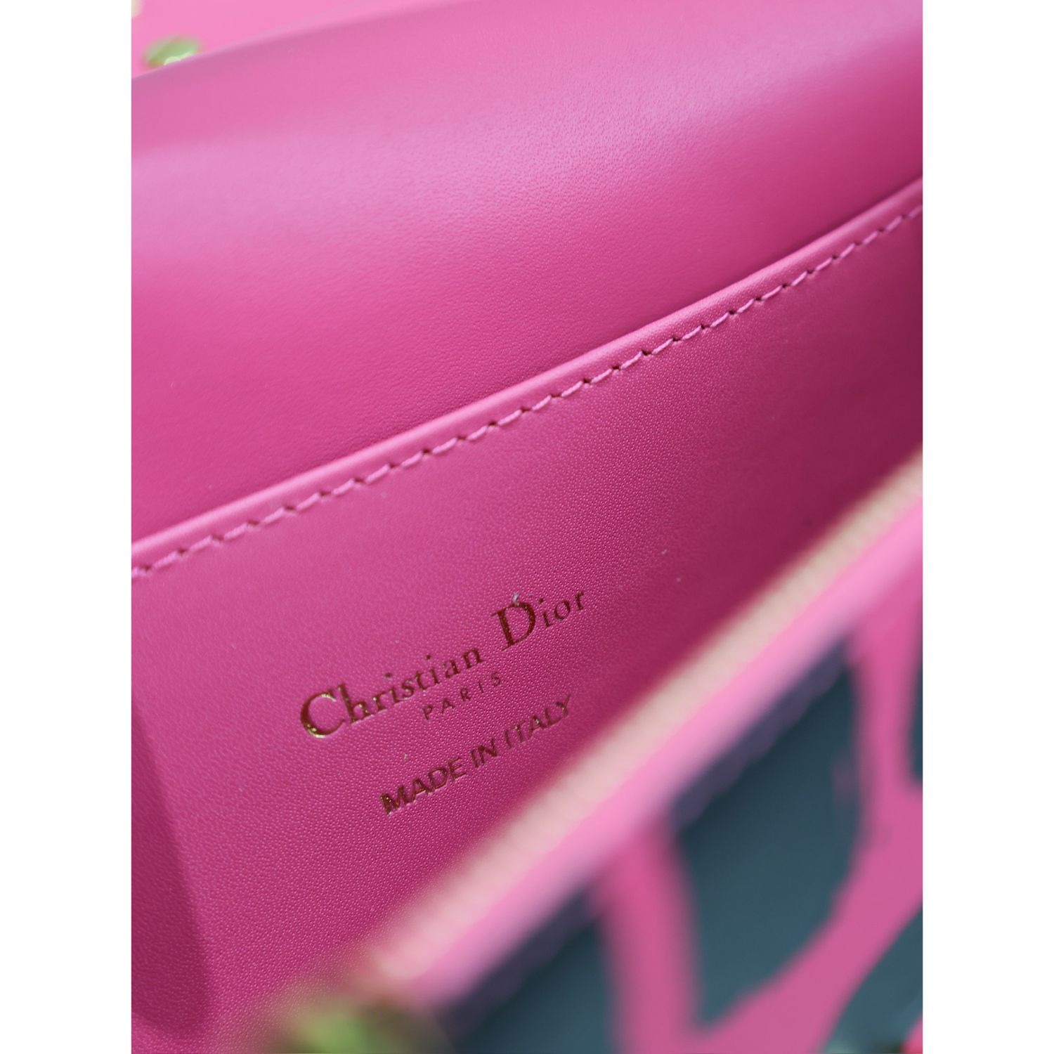 Miss Dior Flap Bag Fuchsia and Black For Women 22cm/8.5in  – M2610UZCJ_M9291:1High-quality replica