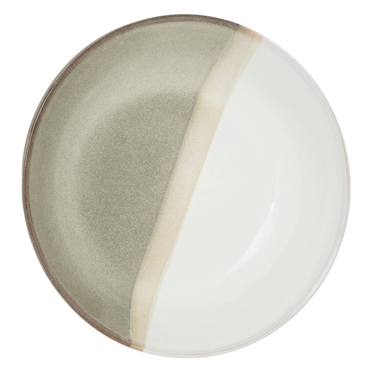 Deep plate "Sahara" Stoneware (ceramic), D.21.5 cm, Beige