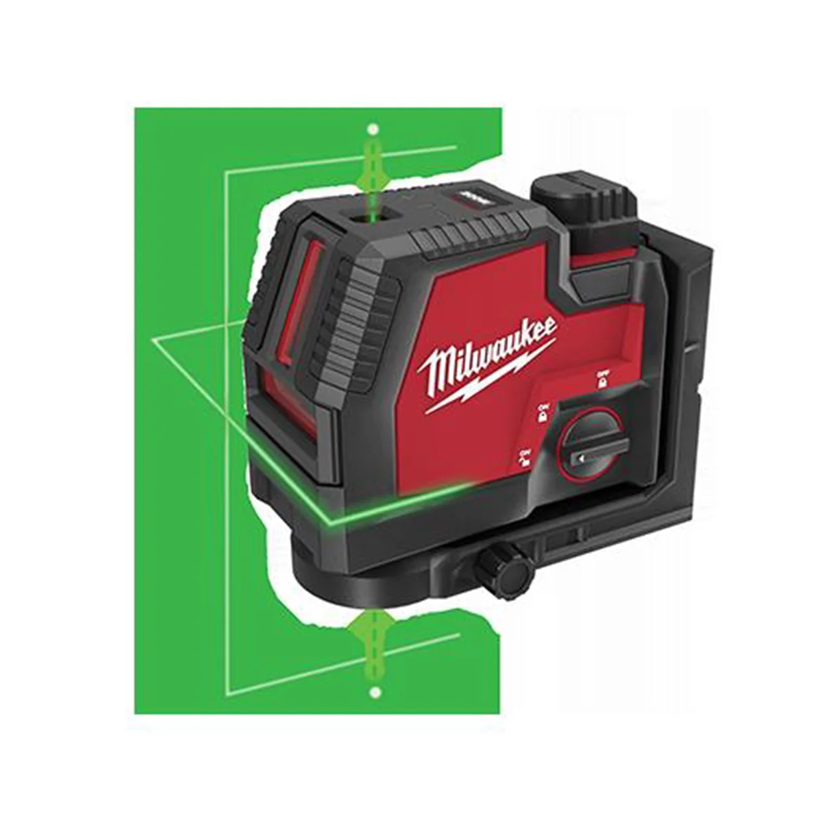 Milwaukee Tool USB Rechargeable Green Cross Line & Plumb Points Laser