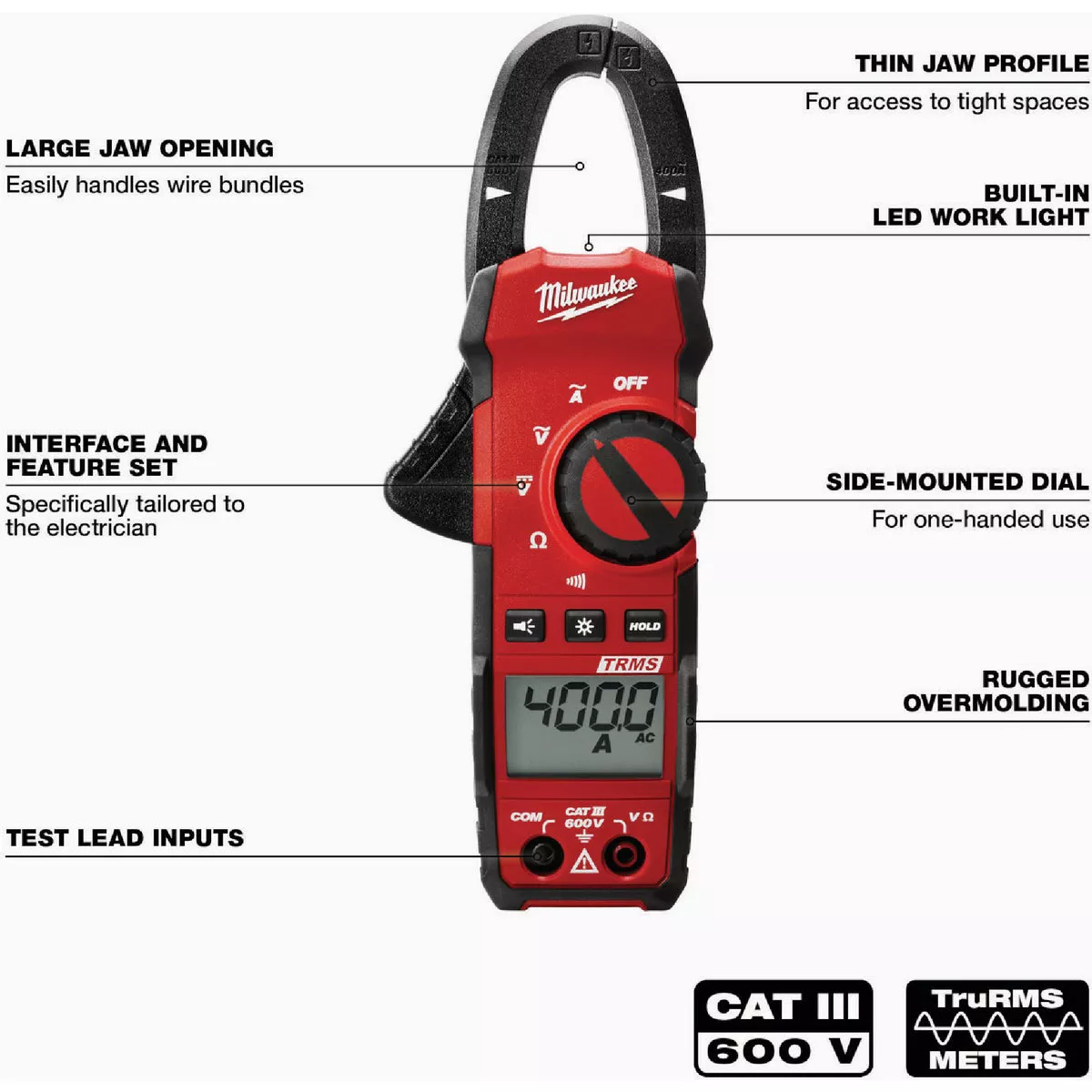 Milwaukee 400A Clamp Meter
