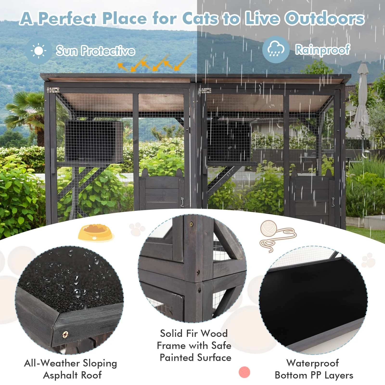 Catio Outdoor Cat Enclosure Large - Image 6