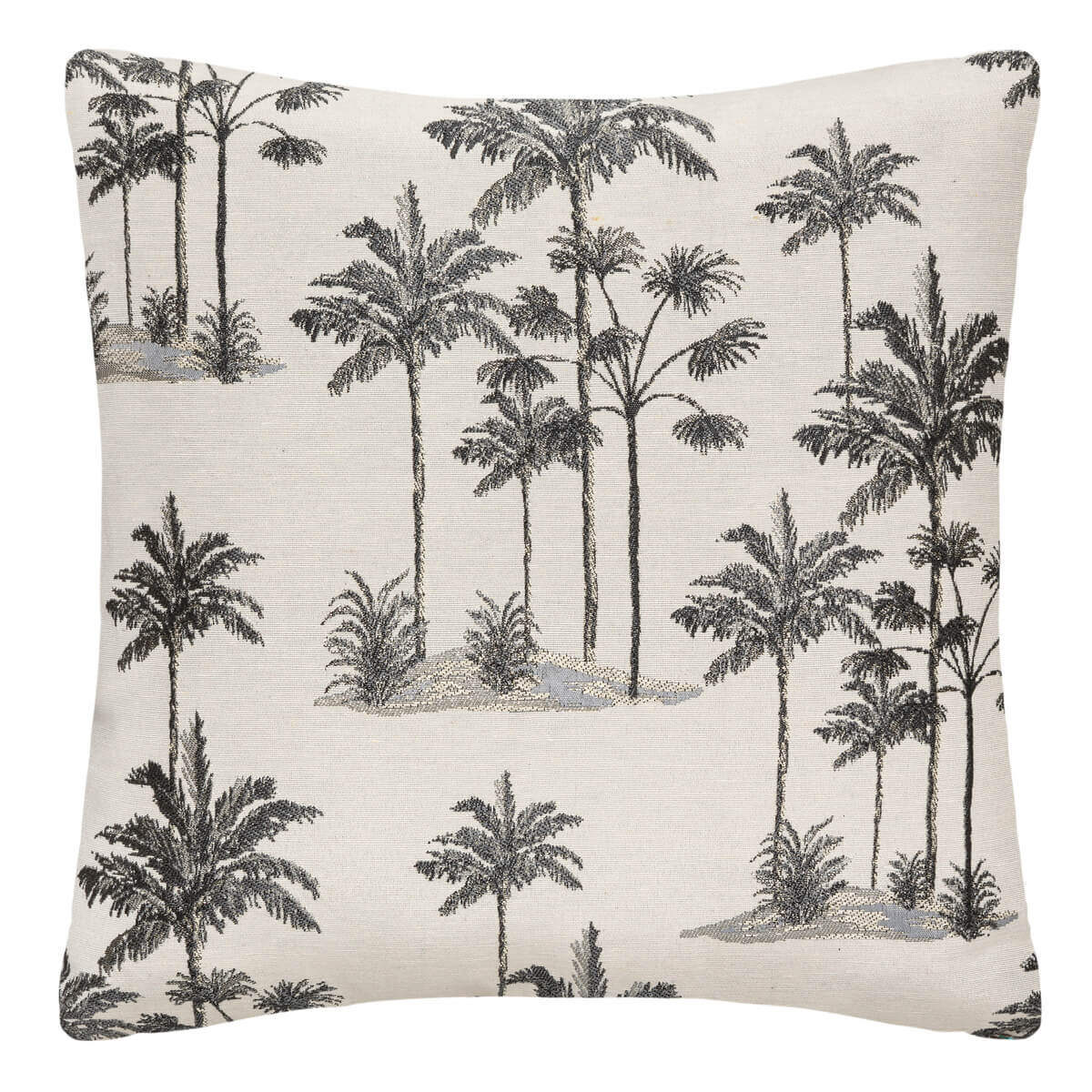 Cushion cover "Palm" Black and white, 40x40 cm