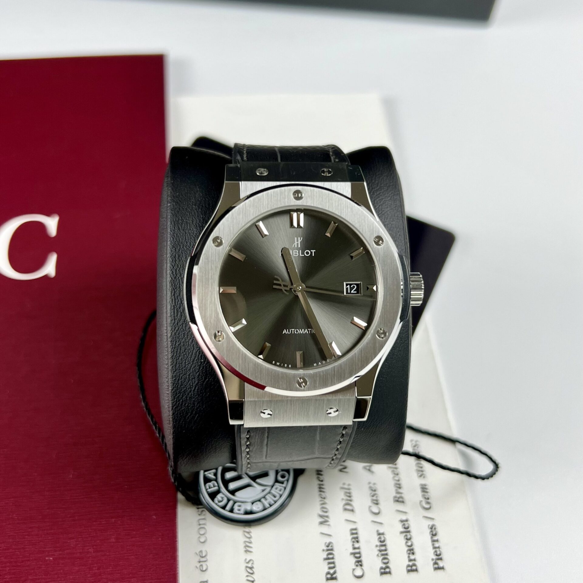 Hublot Replica Watch Classic Fusion Titanium Gray Dial JJF Factory 42mm - Top club