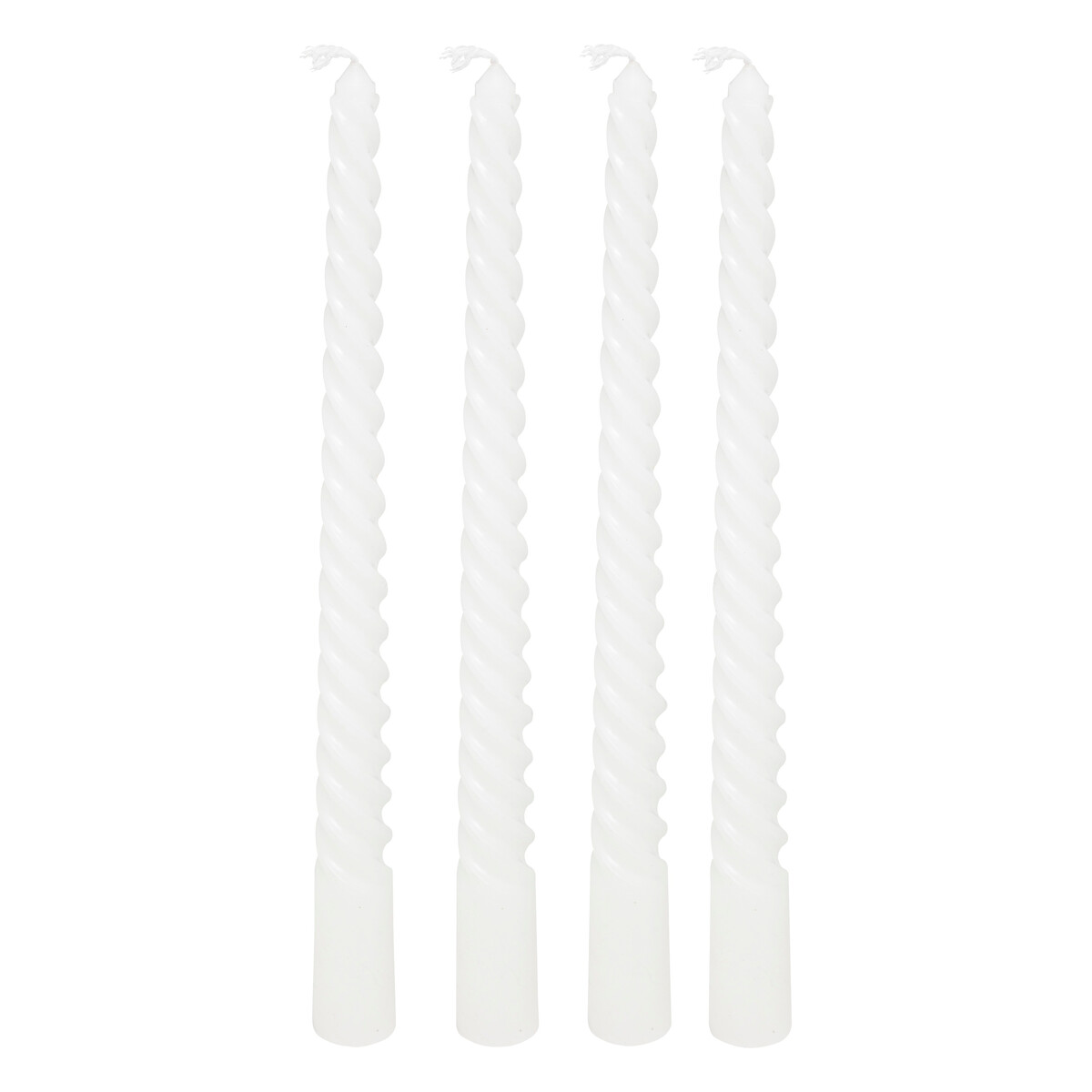 Stick candle "Twist Many" White, 180g