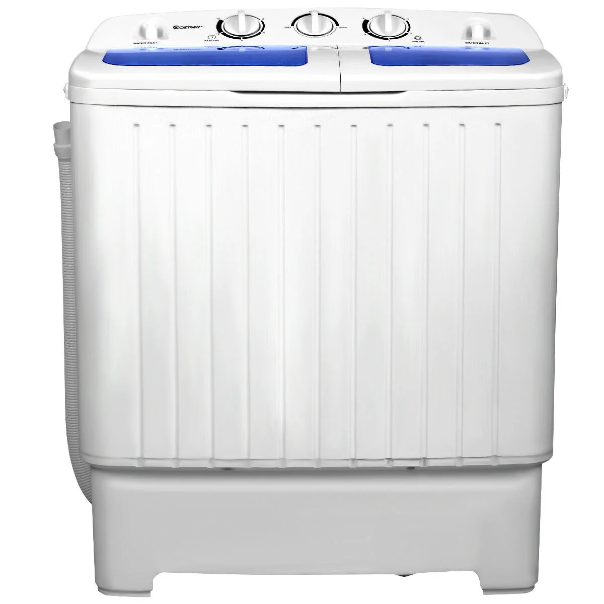 Costway 17.6 lb Portable Mini Compact Twin Tub Washing Machine Washer Spin Dryer - Image 11