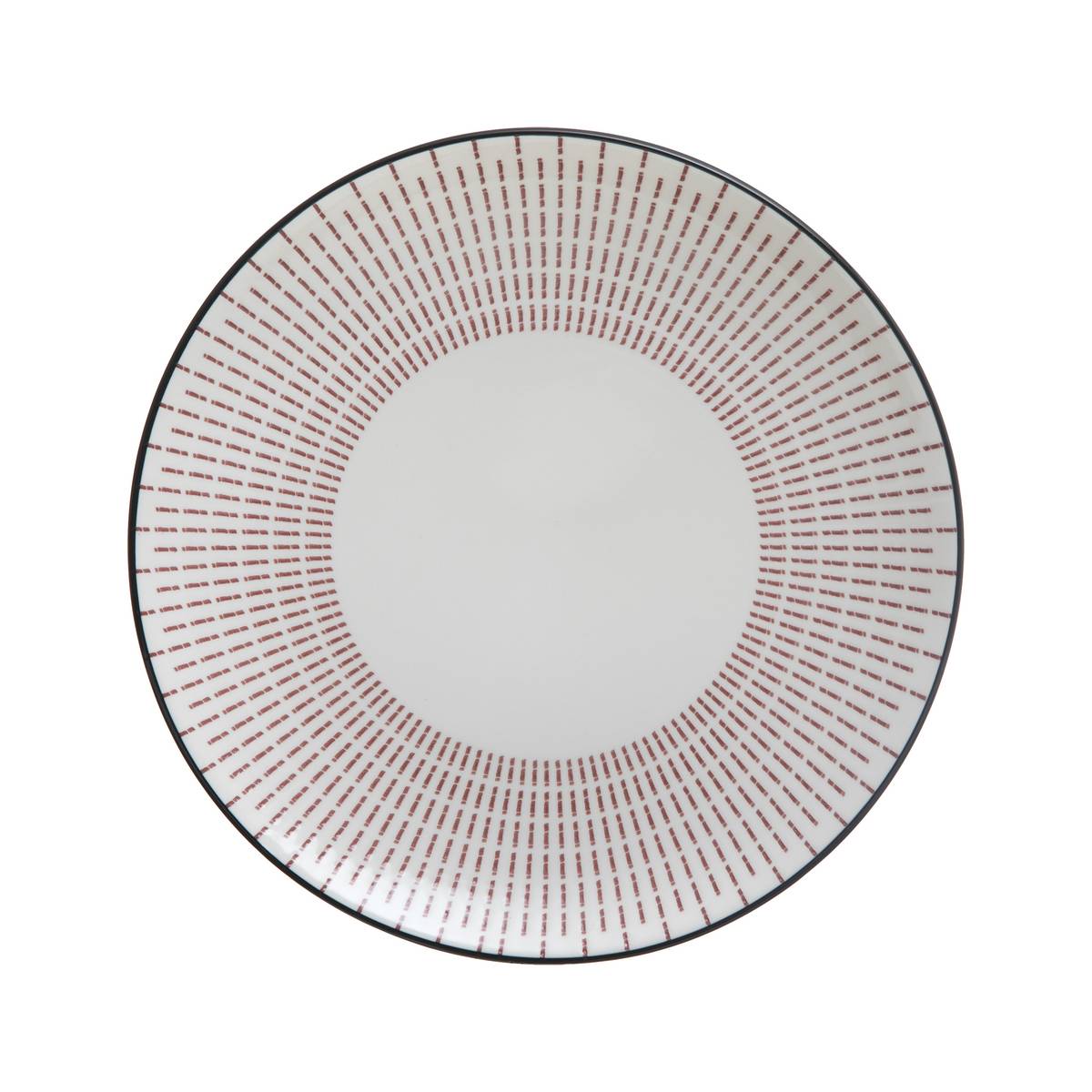 18-piece dinner set "Lunis" 18 pieces, red