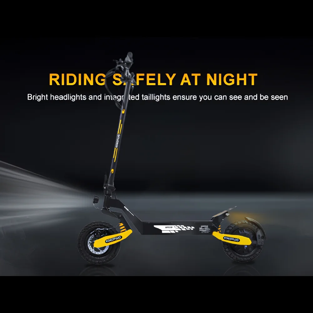 Off Road Electric Scooter for Adults, 1200W Motor Fast E Scooter, Up to 28MPH Top Speed & 20Miles Long Range, 11" Off-Road Tires, 330lbs MAX Load, Foldable - Image 6