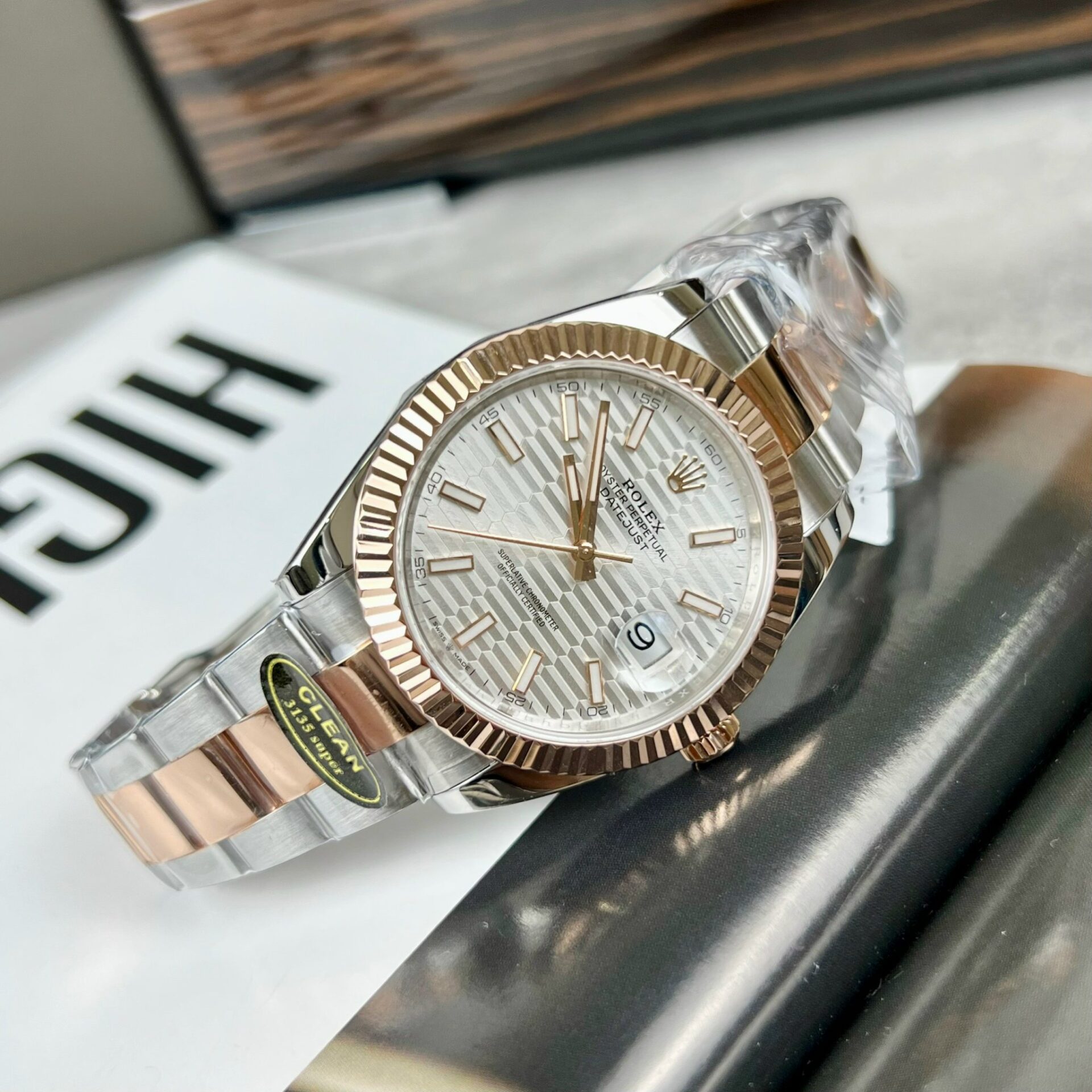 Rolex Datejust 126331 Replica Watch Gold Wrapped Oyster Strap Clean Factory 41mm - Top club