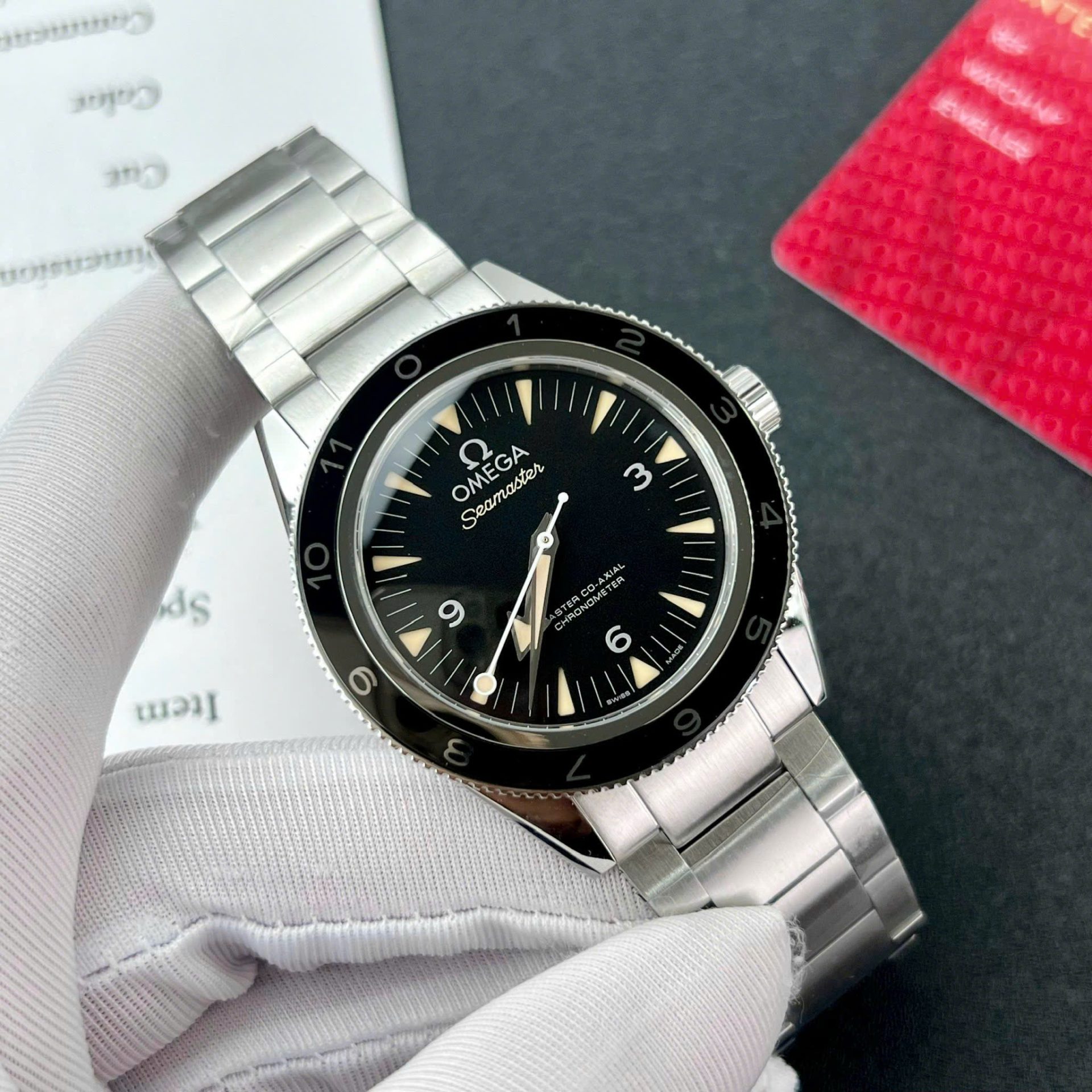 Omega Seamaster 300 Co-Axial Master Chronometer Black Dial Replica Watch VSF 41mm - Top club