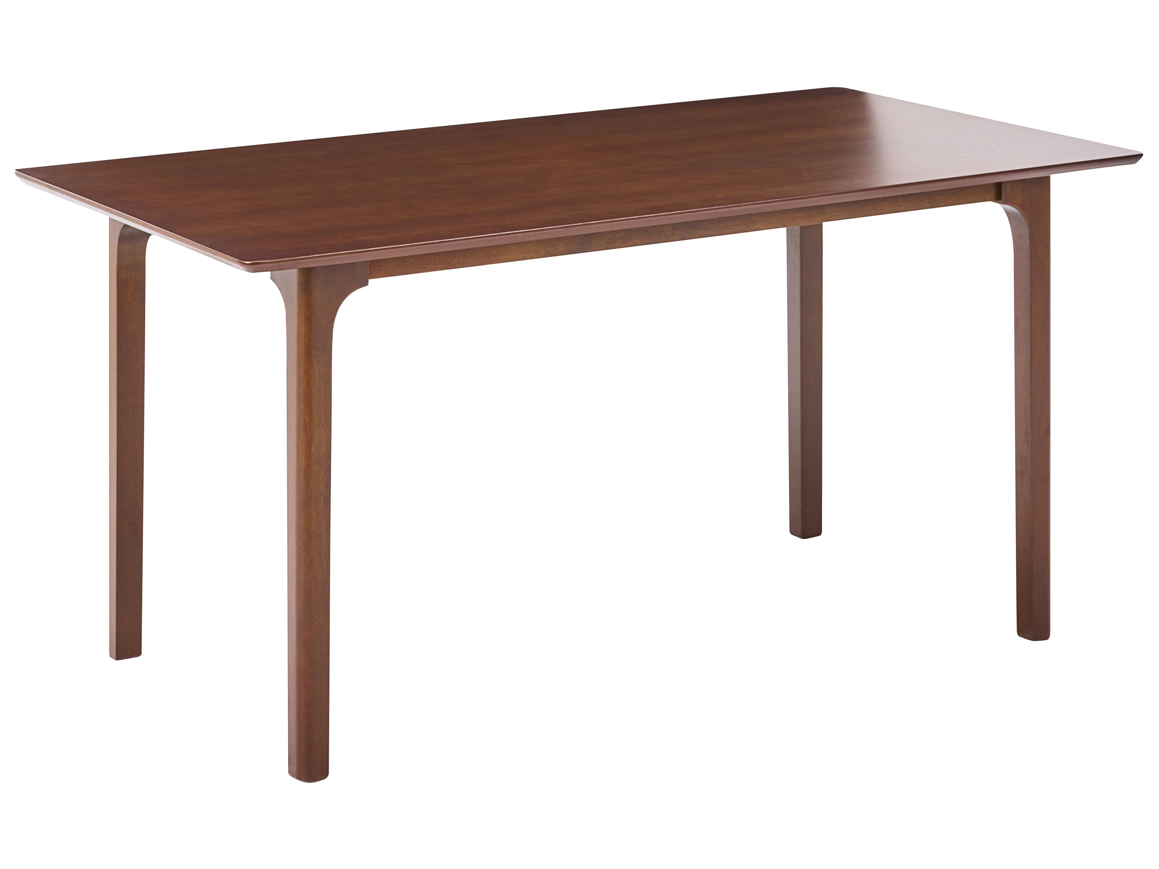 Dining Table DELMAS Dark Ash Wood 160 cm 90 cm