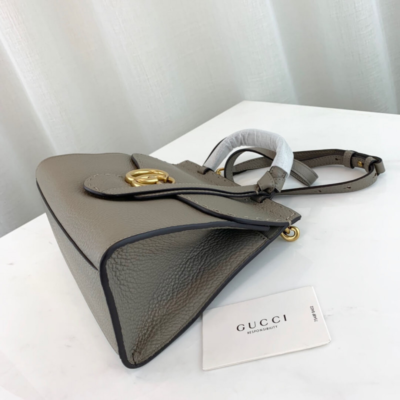 Replica Gucci Gg Marmont Leather Top Handle Shoulder Bag 4426221:1High-quality replica