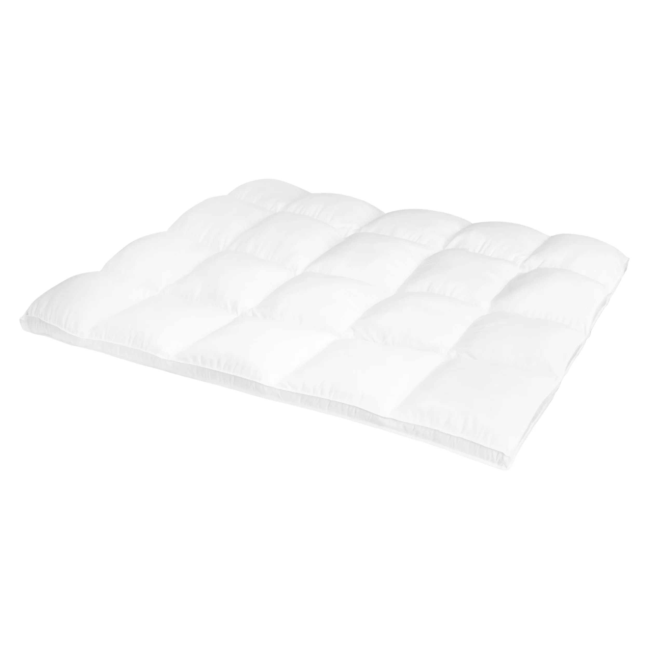 BNM Down Alternative 2 Inch Mattress Topper, King, White