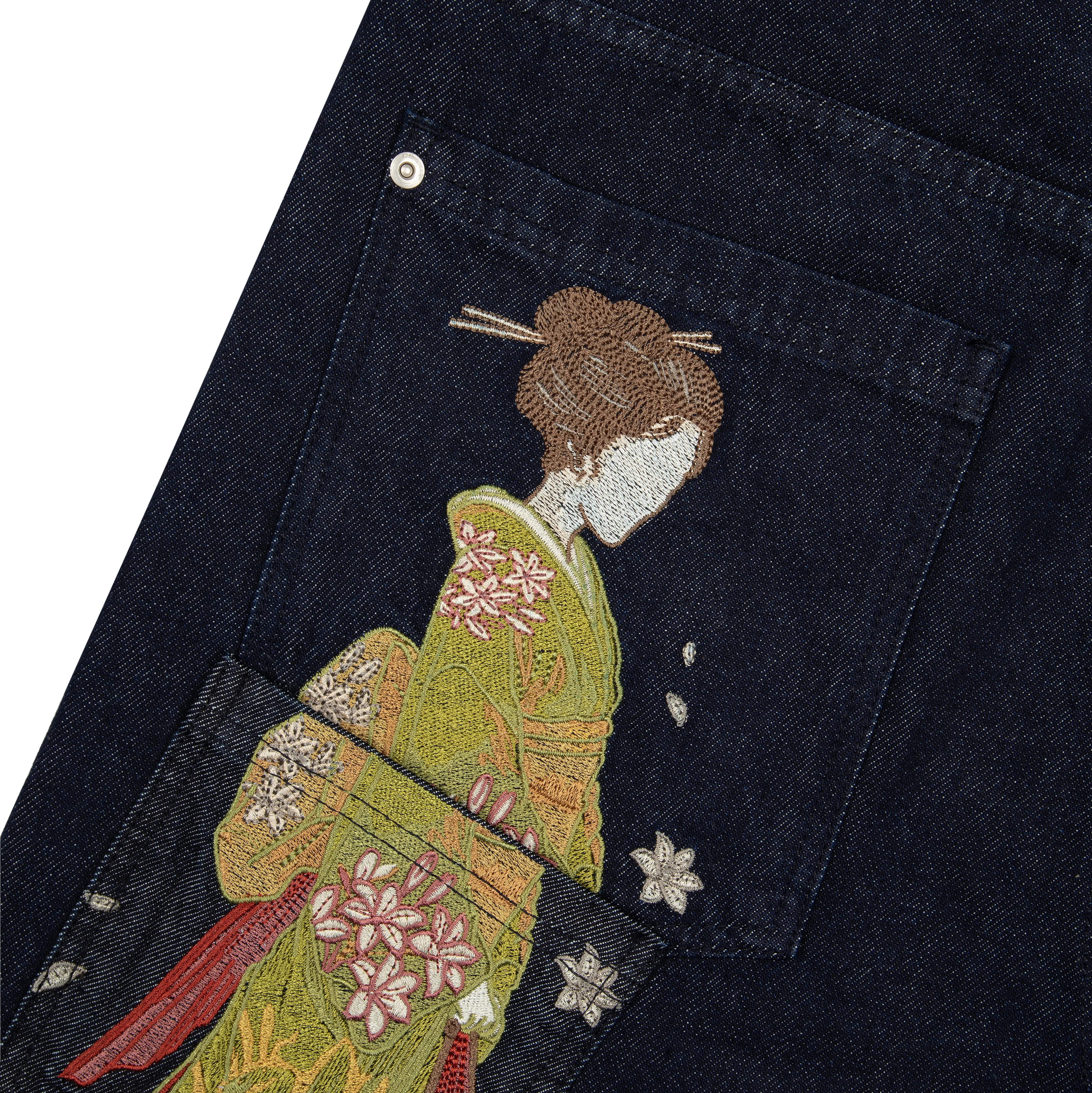 "yakuza" indigo raw Denim