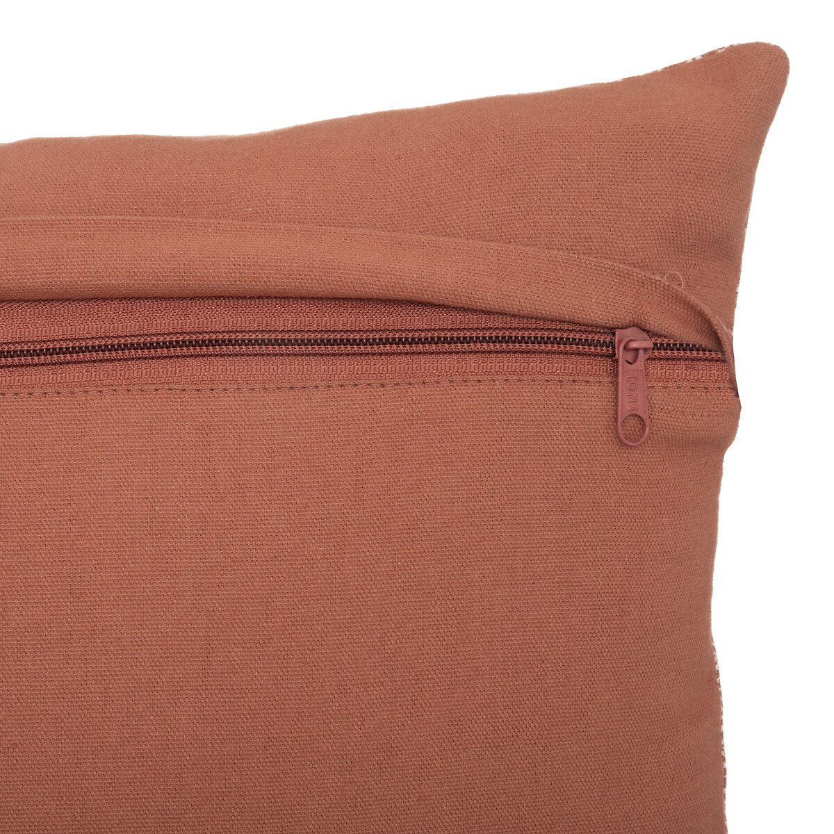 Printed cushion "Otto" Terracotta pink, 38x38 cm