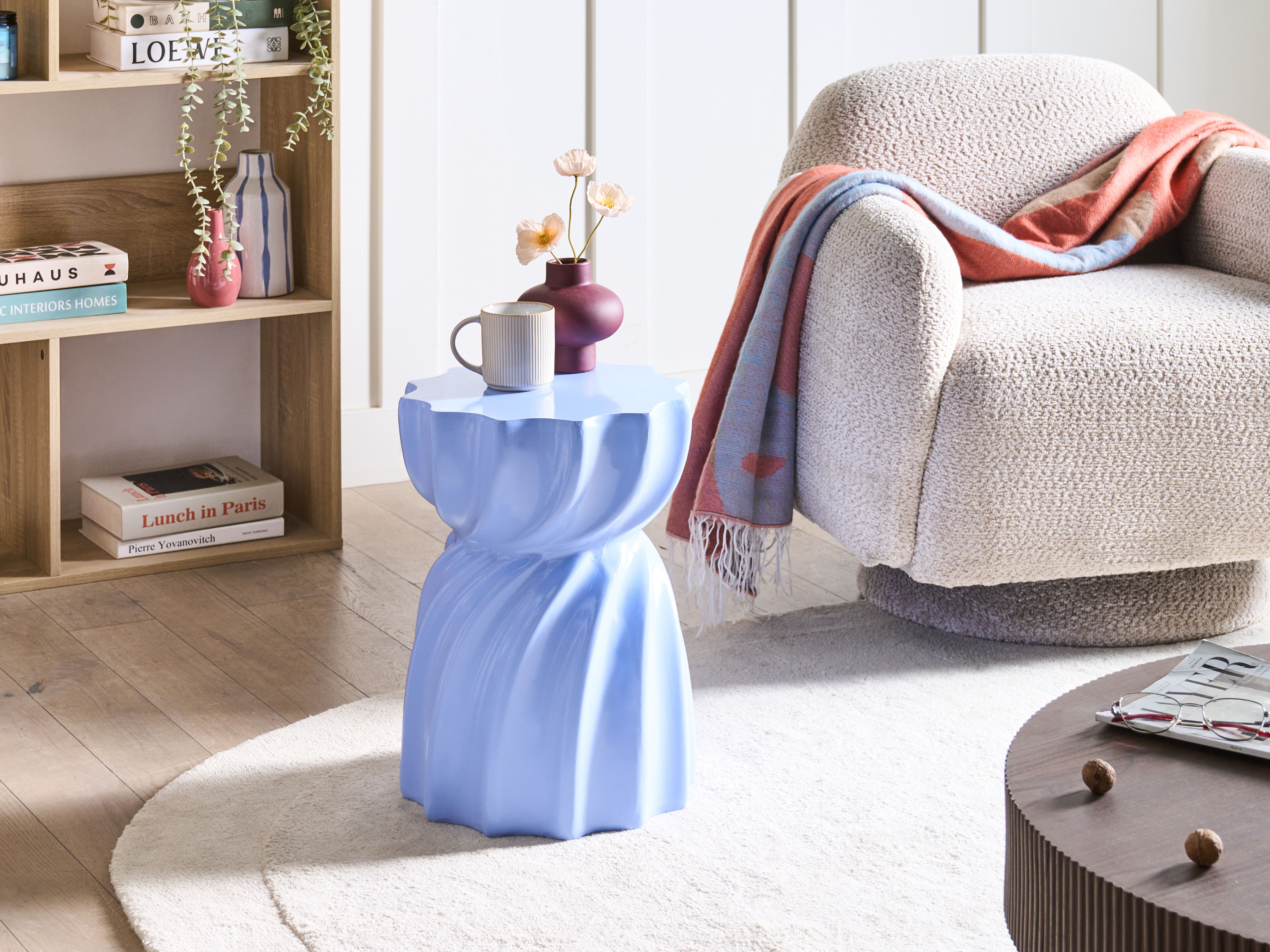 Side Table ALGUA Blue