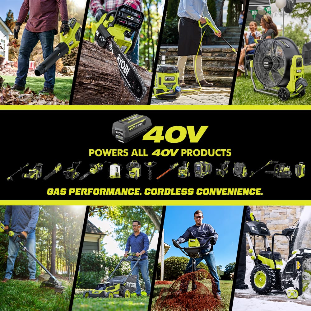 Ryobi 40V HP Brushless 21-in Self-Propelled AWD Lawn Mower – Whisper Series – Includes (2) 6.0Ah Batteries and Charger - Image 8