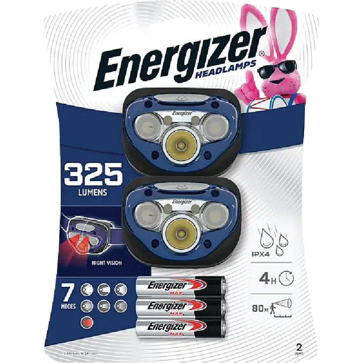 Energizer 350 Lm. LED Headlamp (2-Pack)