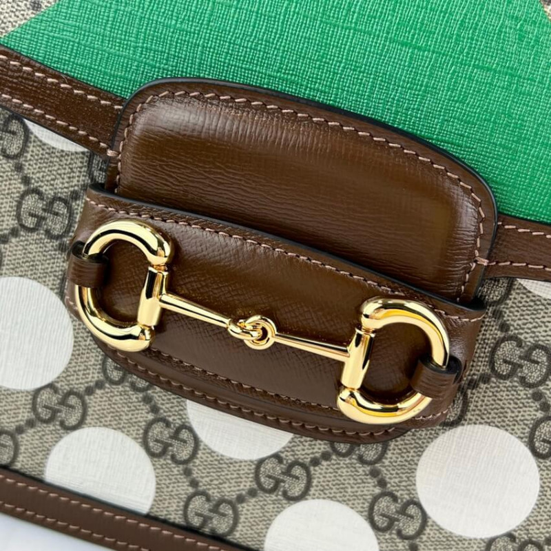 Replica Gucci Horsebit 1955 Shoulder Bag With Geometric Print 6022041:1High-quality replica