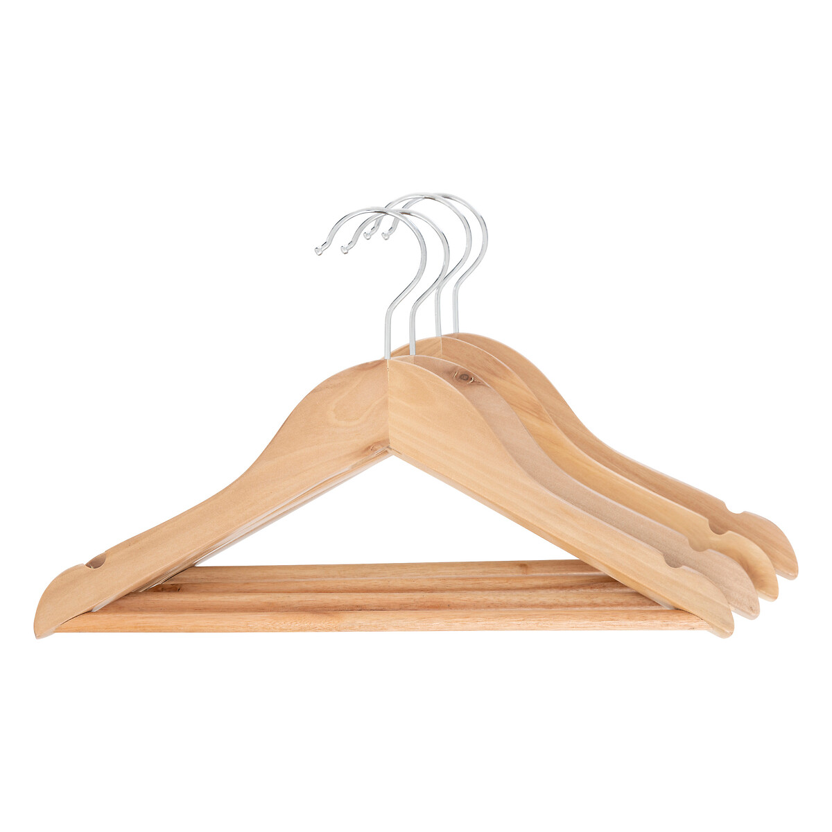 Set of 4 children's clothes hangers H.19 cm