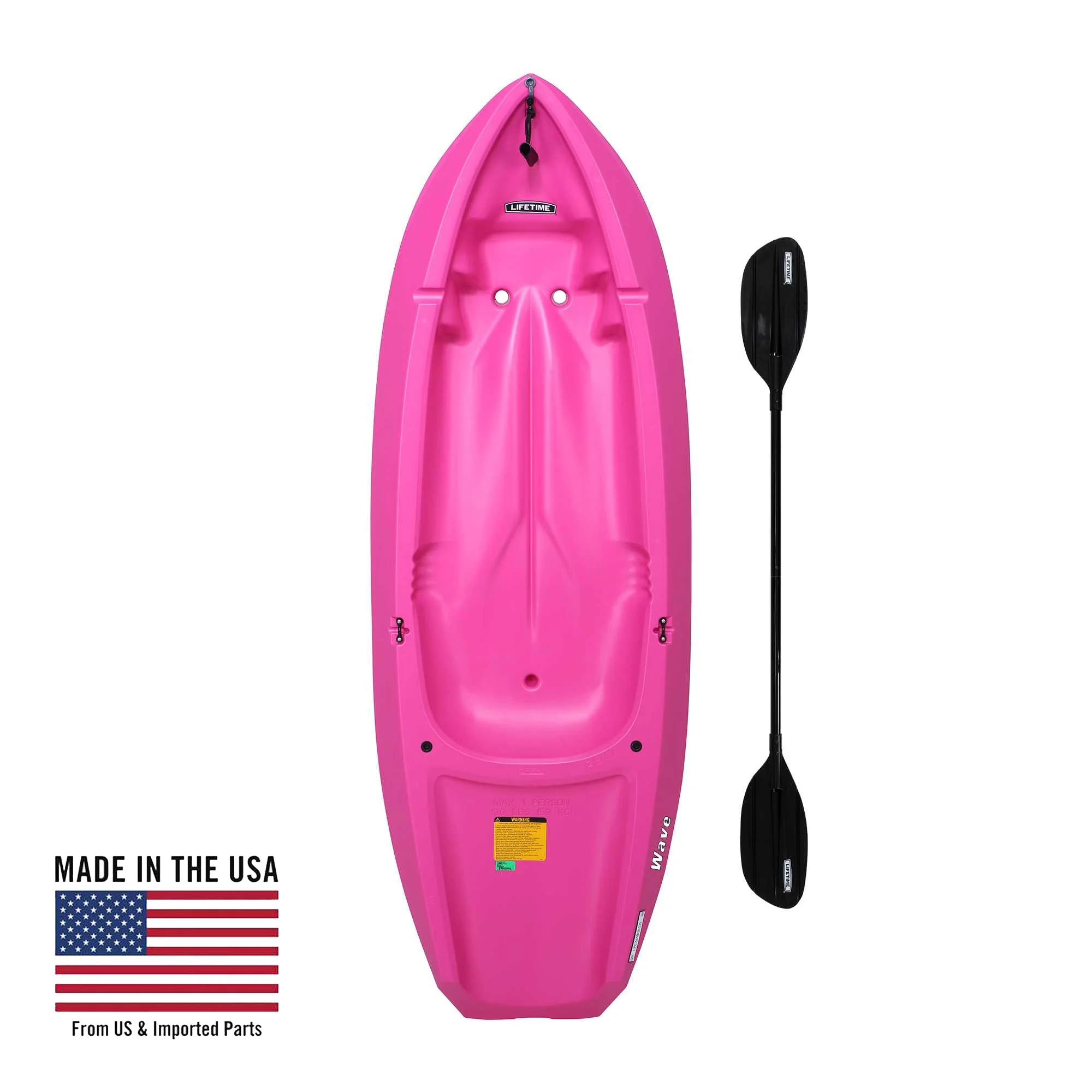Lifetime Wave 6 ft Youth Kayak, Fire Red (91401) - Image 61