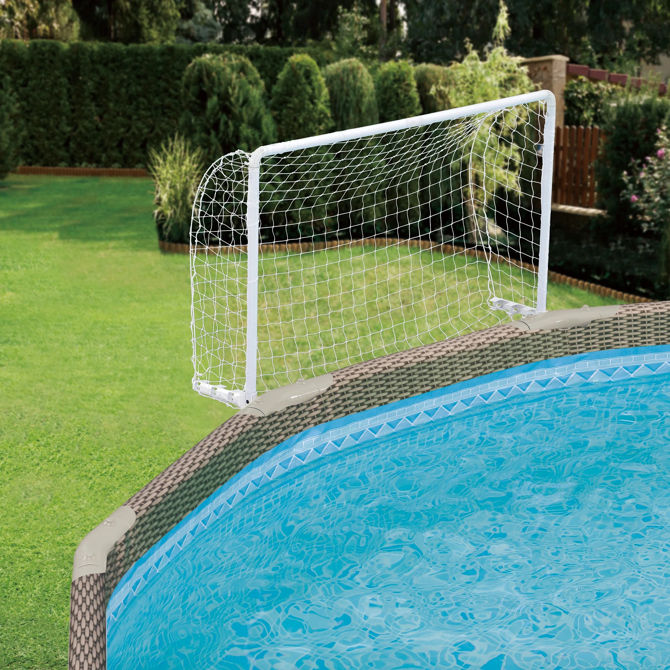 Funsicle 15ft Oasis Round Above Ground Metal Frame Swimming Pool, Includes SkimmerPlus Pump, Age 6 & up - Image 13