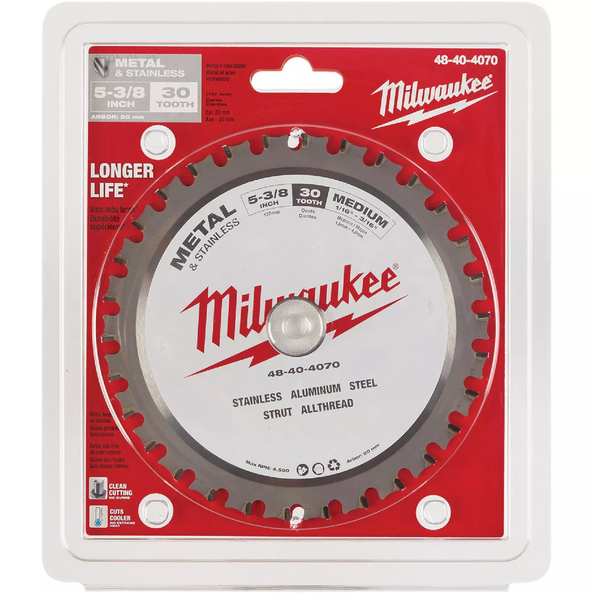 Milwaukee 5-3/8 In. 30-Tooth Metal Circular Saw Blade