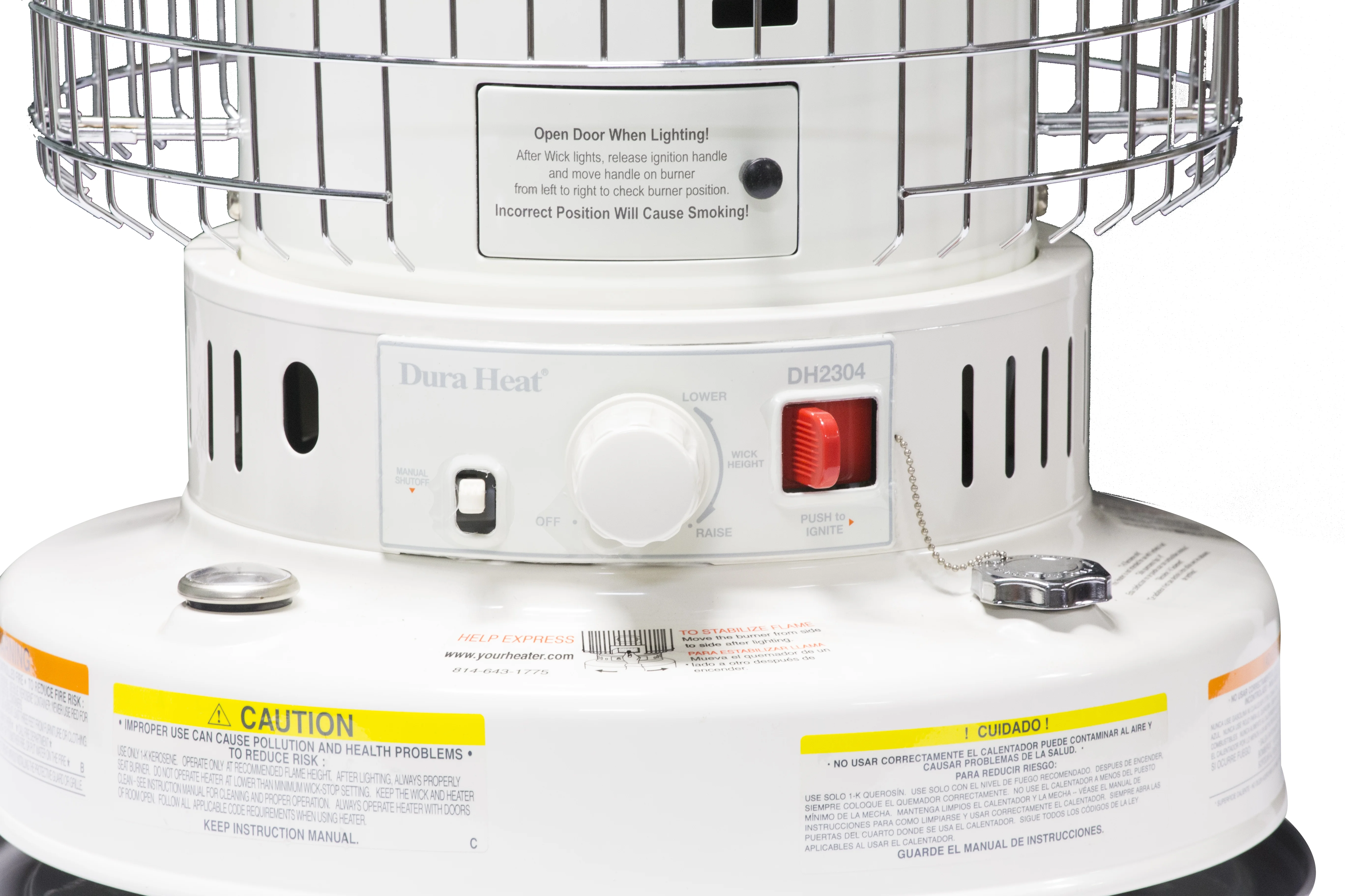 Dura Heat Convection Kerosene Heater, 23,800 BTU, Indoor Portable Heater - DH2304BB - Image 2