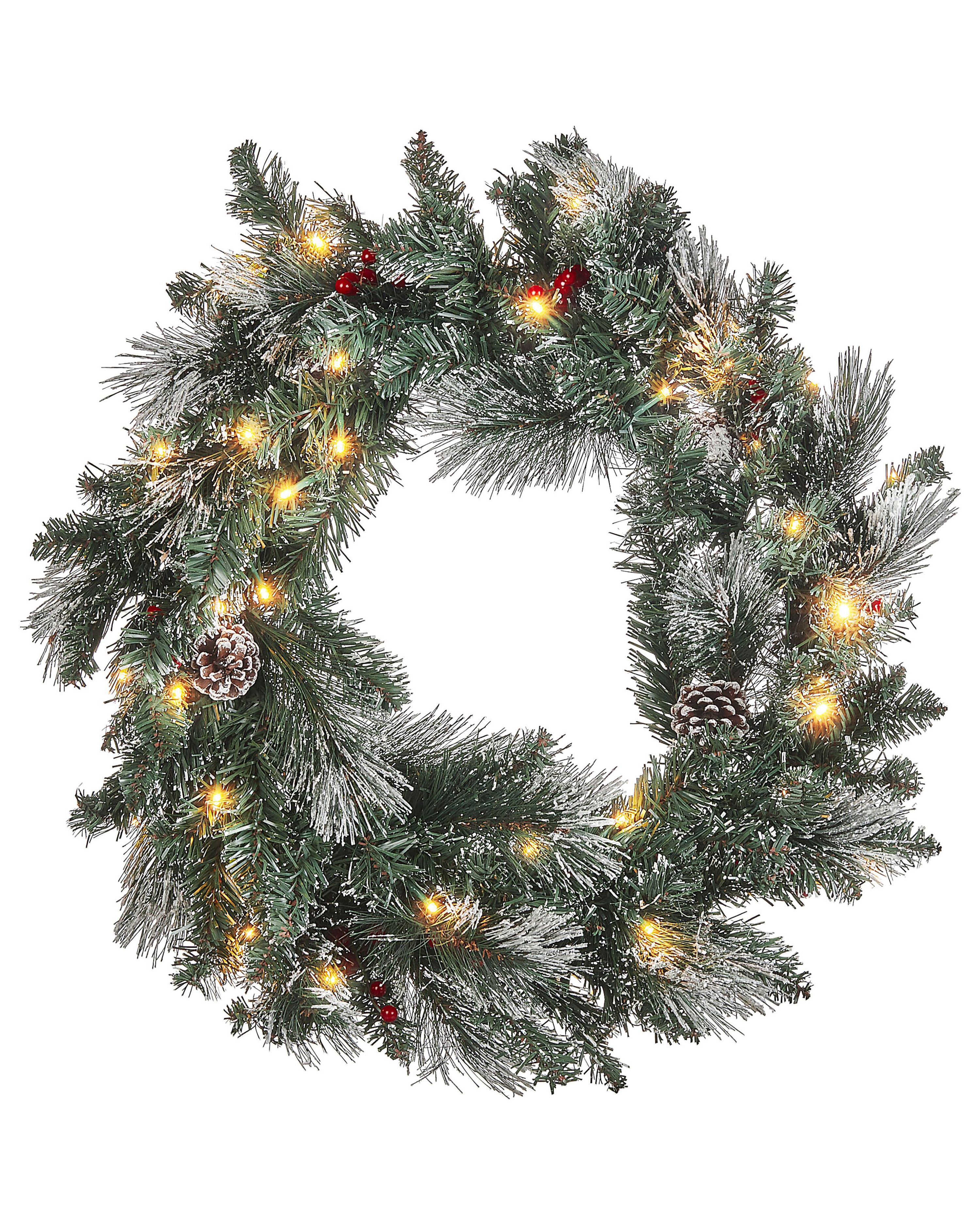 Christmas Wreath LED WAPTA Green 40 cm