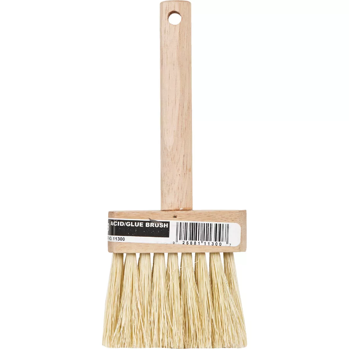 DQB 3 In. x 4-1/2 In. Tampico Fiber Handle Acid/Glue Brush