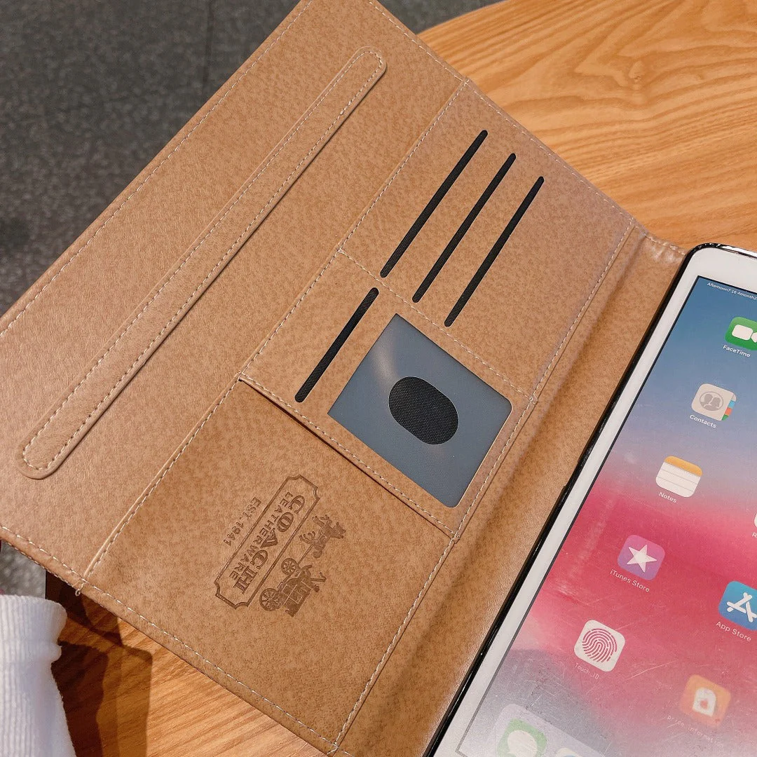 Premium Leather Classic Apple iPad Tablet Case - Wholesale & Influencer