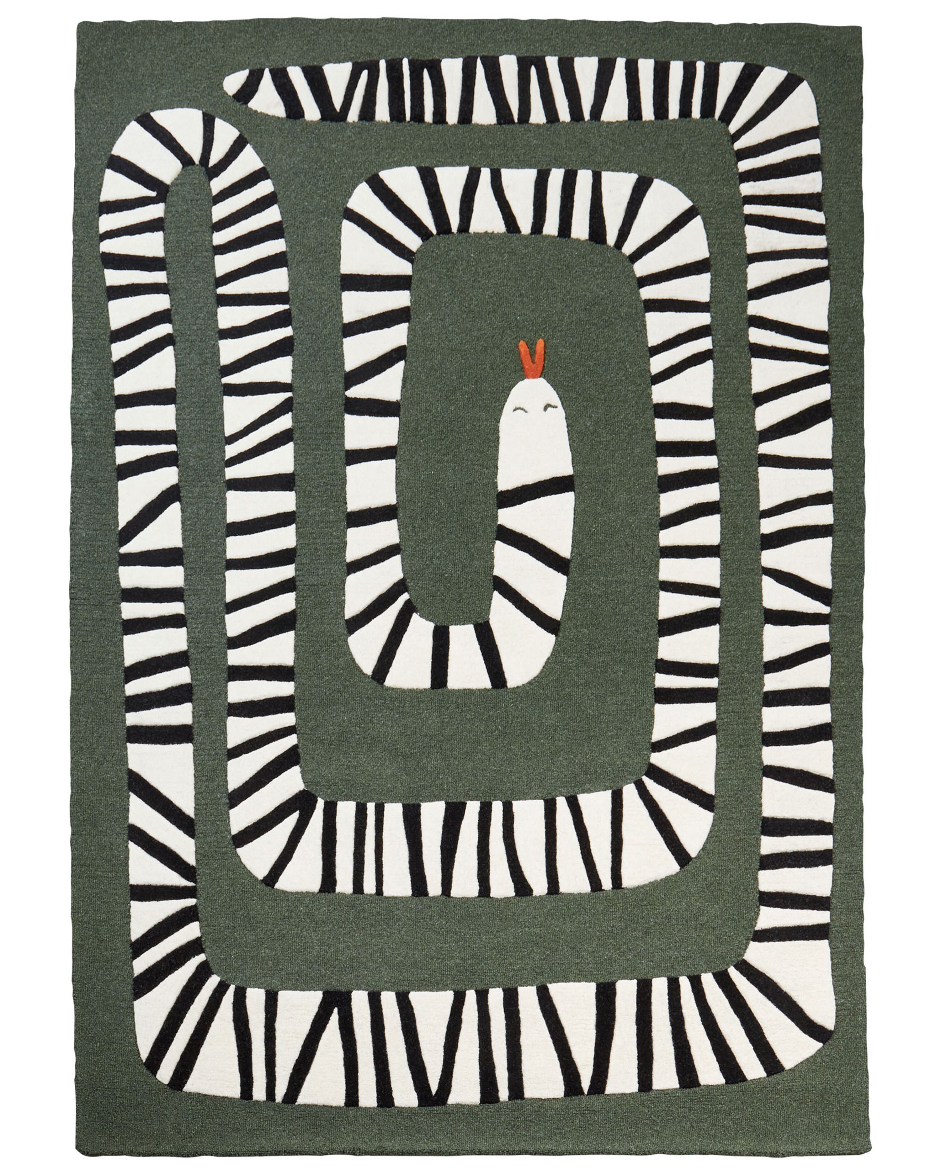 Rug OKAPI Dark Green 160 x 230 cm