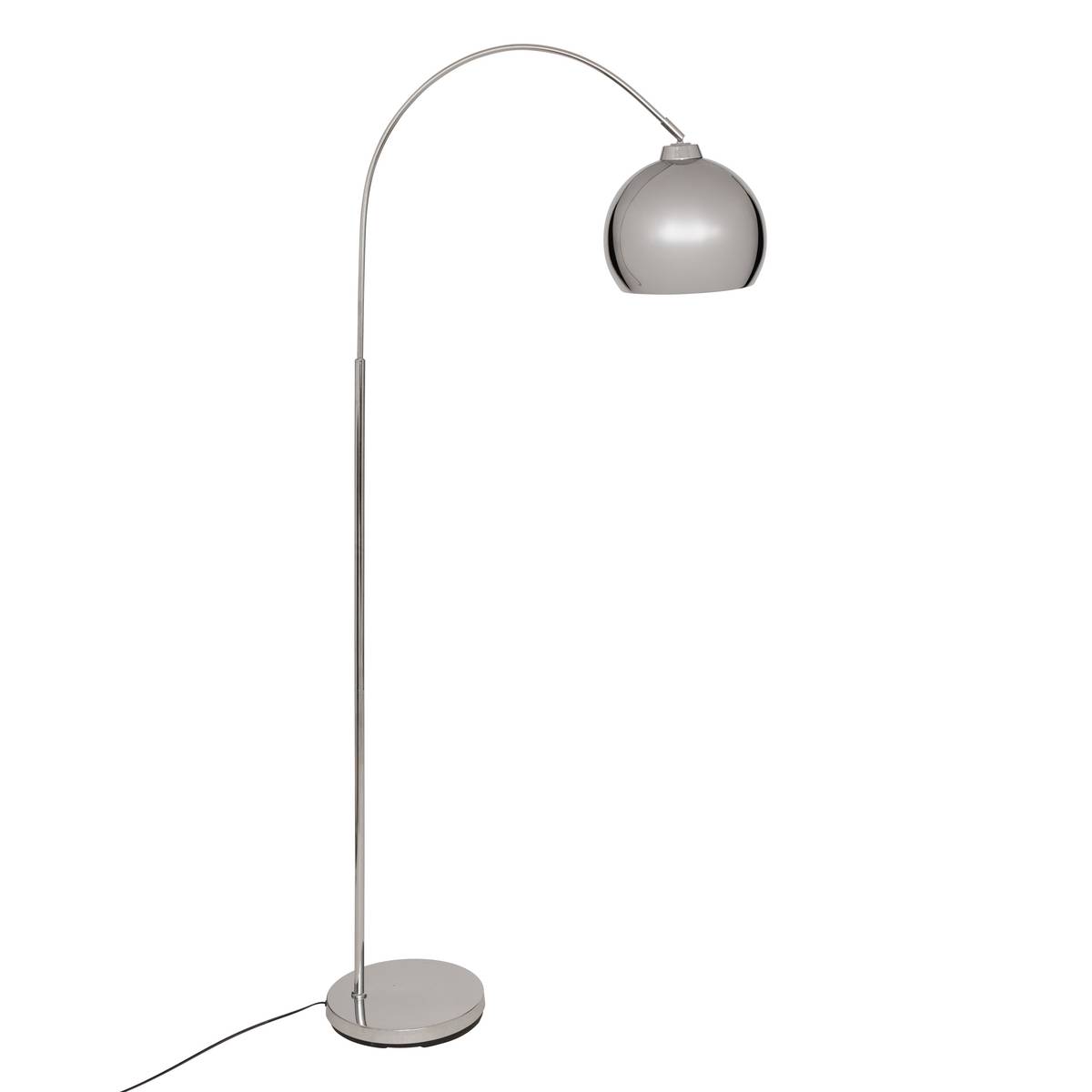 Arc Floor Lamp Sector "Floris" Silver, H.177 cm