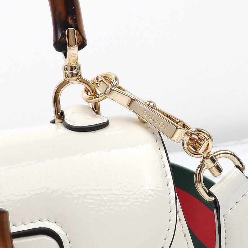 Replica Gucci Bamboo 1947 Patent White1:1High-quality replica