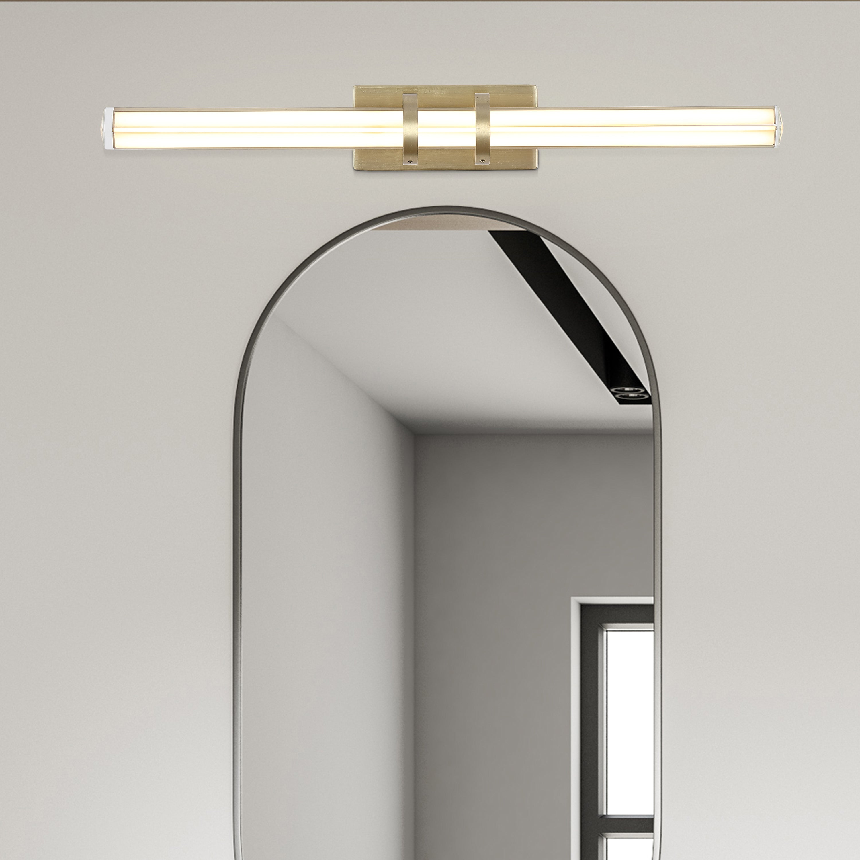 Searchlight Parma Wandlamp - Messing